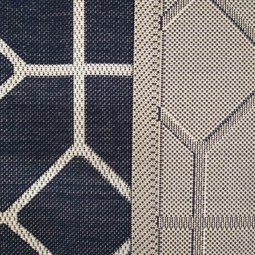 Dywan Nowoczesny Sznurkowy OUTDOOR Patio 47 - Granatowy