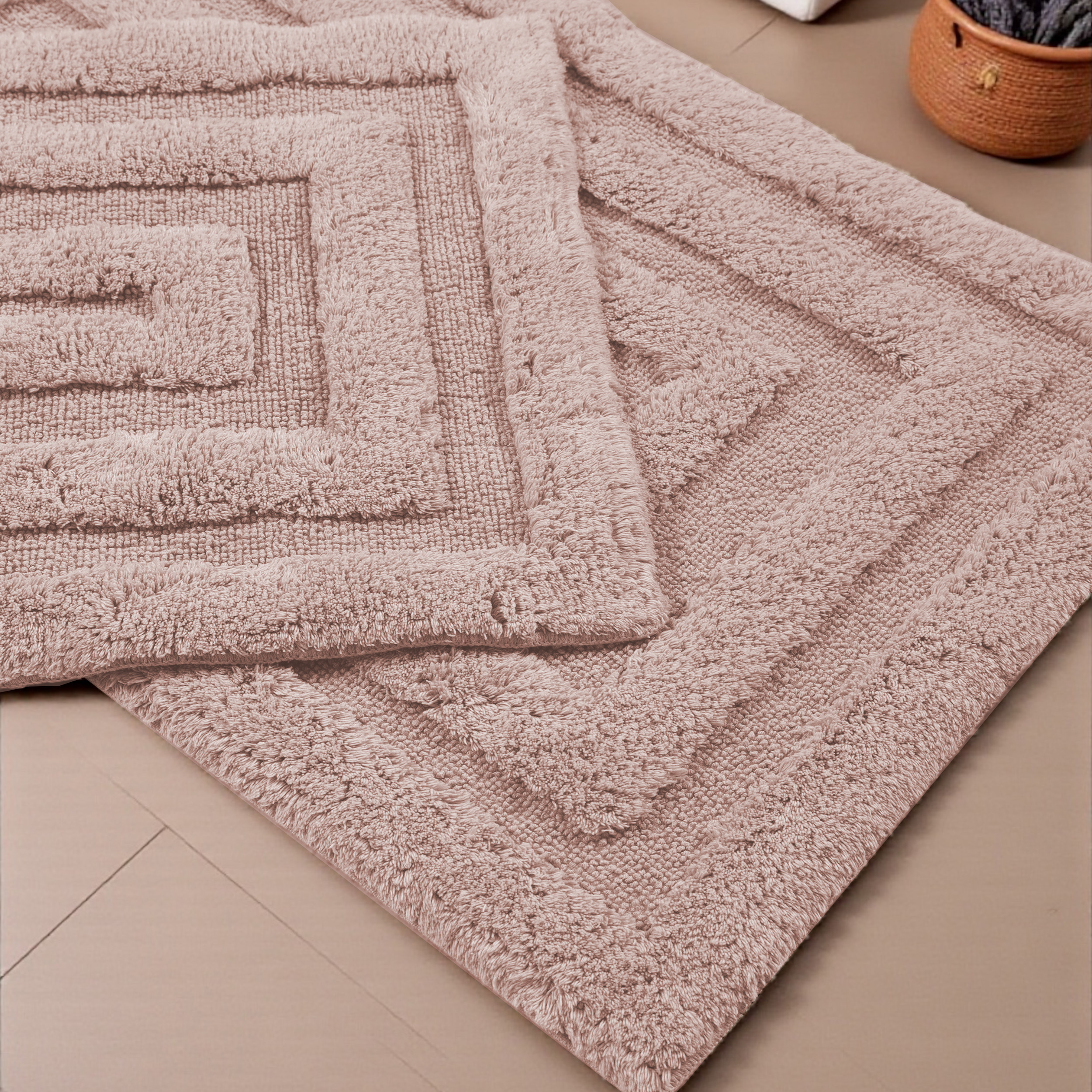 Komplet Dywaników Łazienkowych Boston 13 - Pudrowy róż