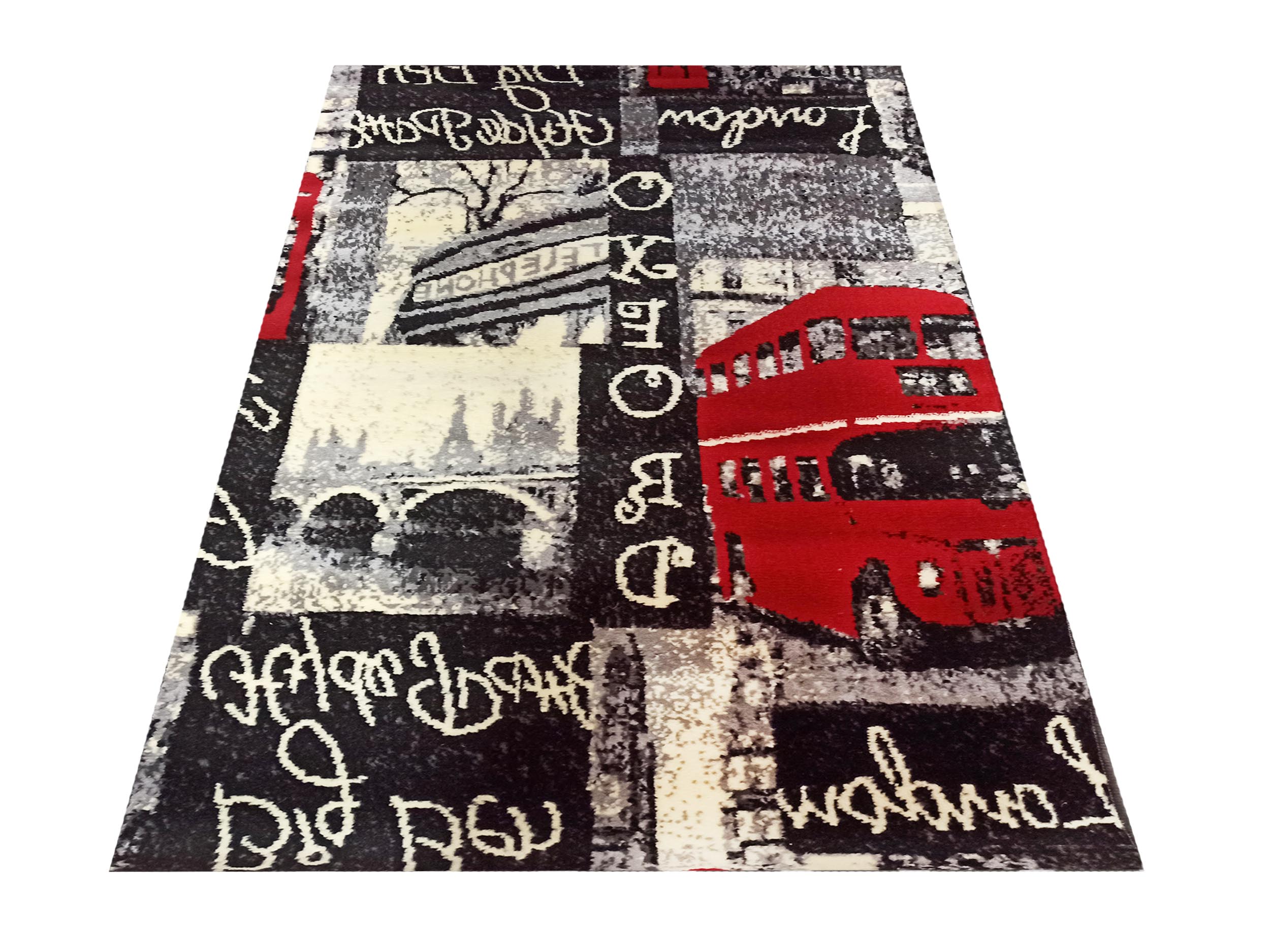 Dywan Nowoczesny Soho 0794A-GY - wielokolorowy