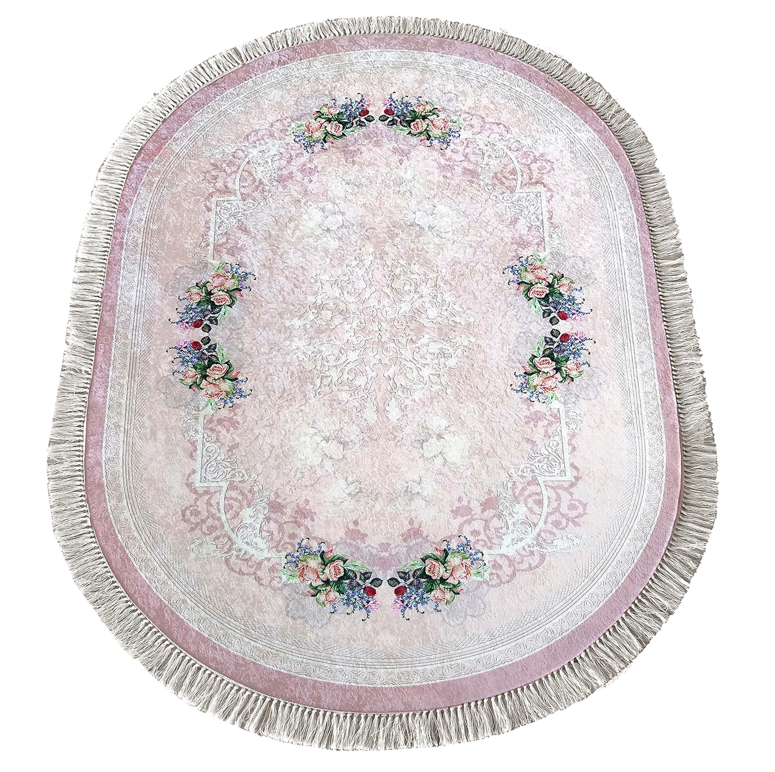 Dywan Antypoślizgowy Nowoczesny Horeca 05 Pudrowy Róż Owal Dywan Antypoślizgowy Nowoczesny Horeca 05 Pudrowy Róż Owal