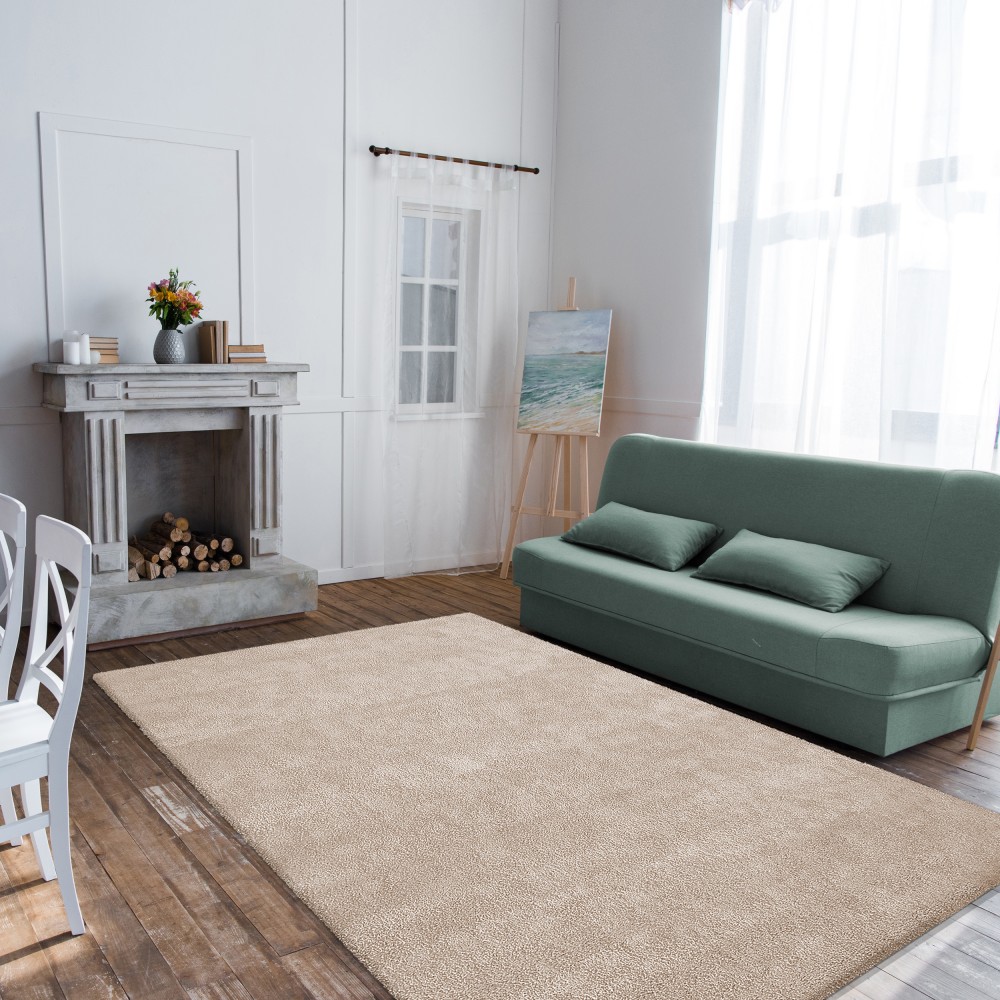 Dywan Nowoczesny Shaggy Cosy Balta 01 - Beżowy Dywan Nowoczesny Shaggy Cosy Balta 01 - Beżowy