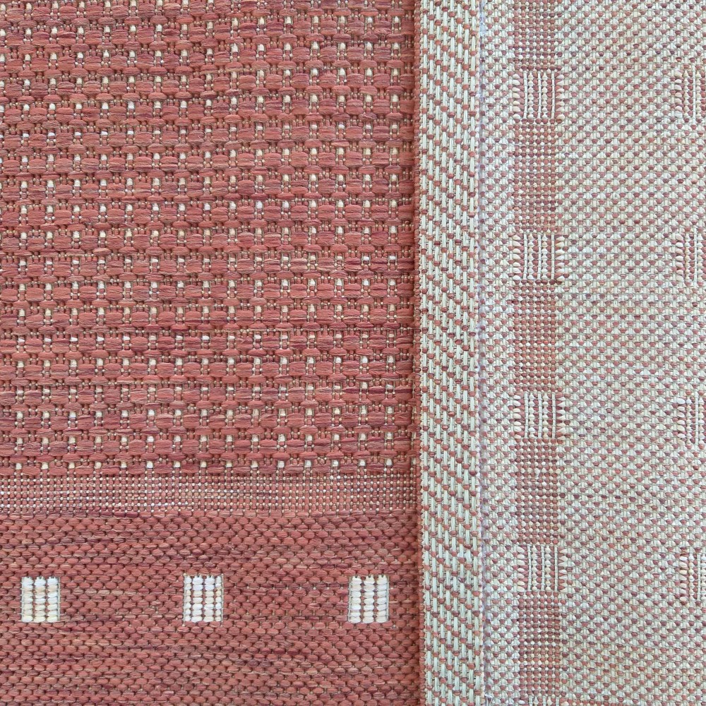 Dywan Nowoczesny Sznurkowy OUTDOOR Patio 109 - Pomarańczowo/Ceglany