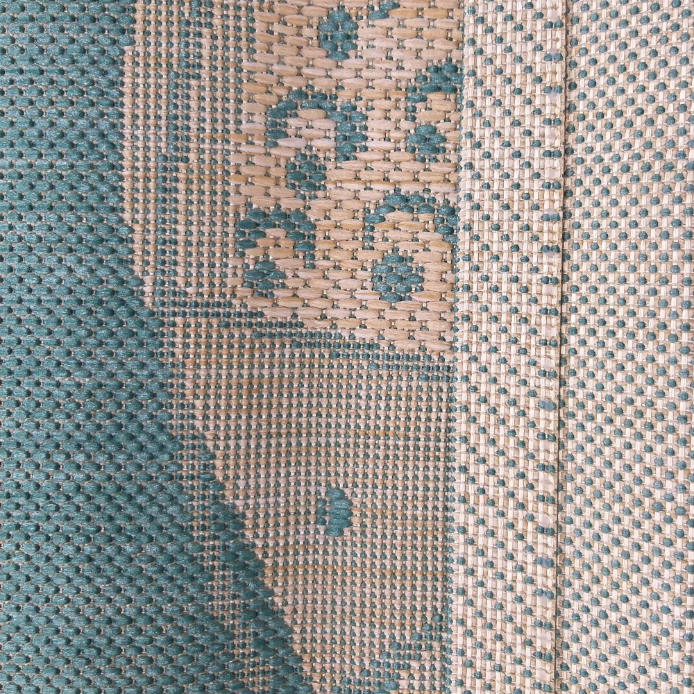 Dywan Nowoczesny Sznurkowy OUTDOOR Patio 38 - Turkusowy Dywan Nowoczesny Sznurkowy OUTDOOR Patio 38 - Turkusowy