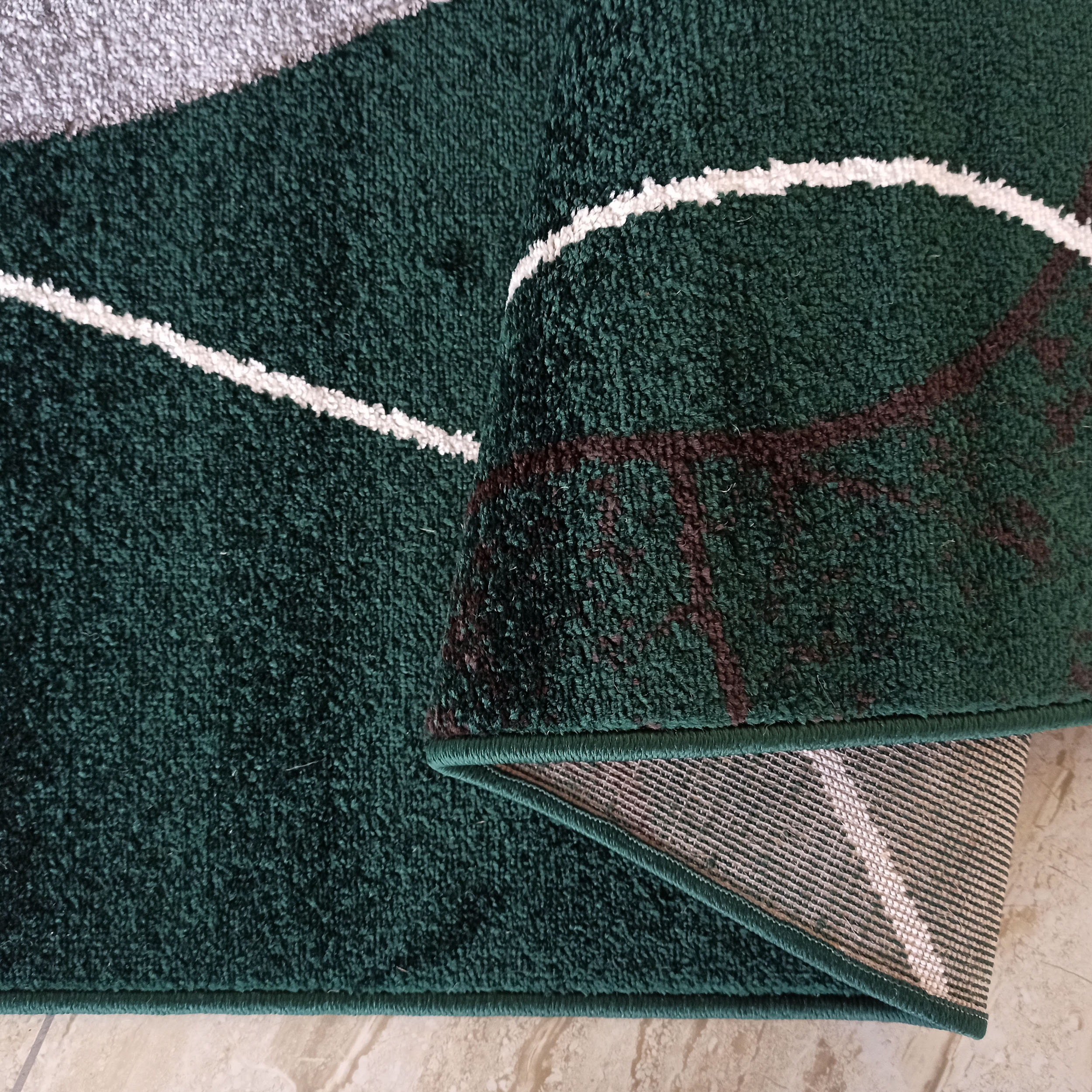 Dywan Nowoczesny Otto 05 Szaro-Zielony