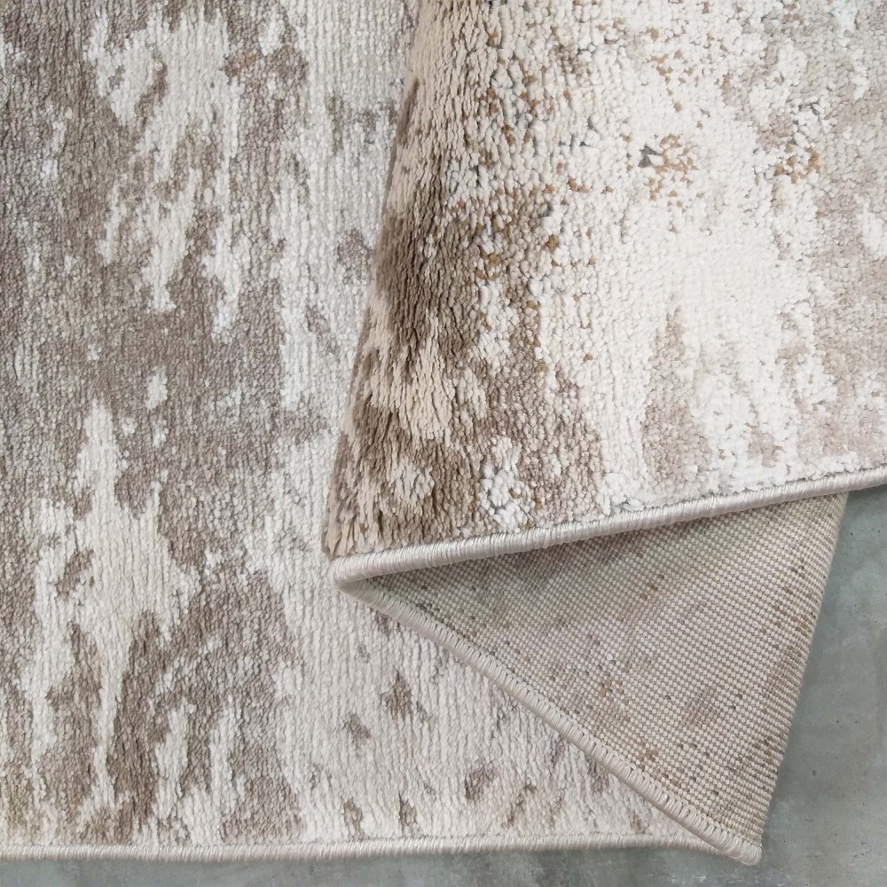 Dywan Nowoczesny Milas Shrink PRL 09B HK - Beżowo - Brązowy