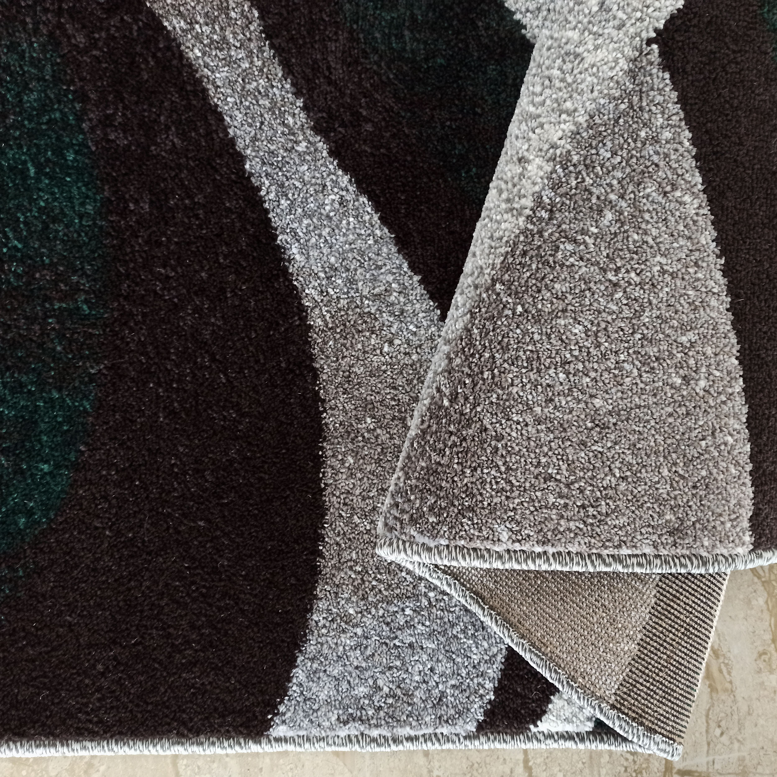 Dywan Nowoczesny Otto 01 Szaro-Zielony