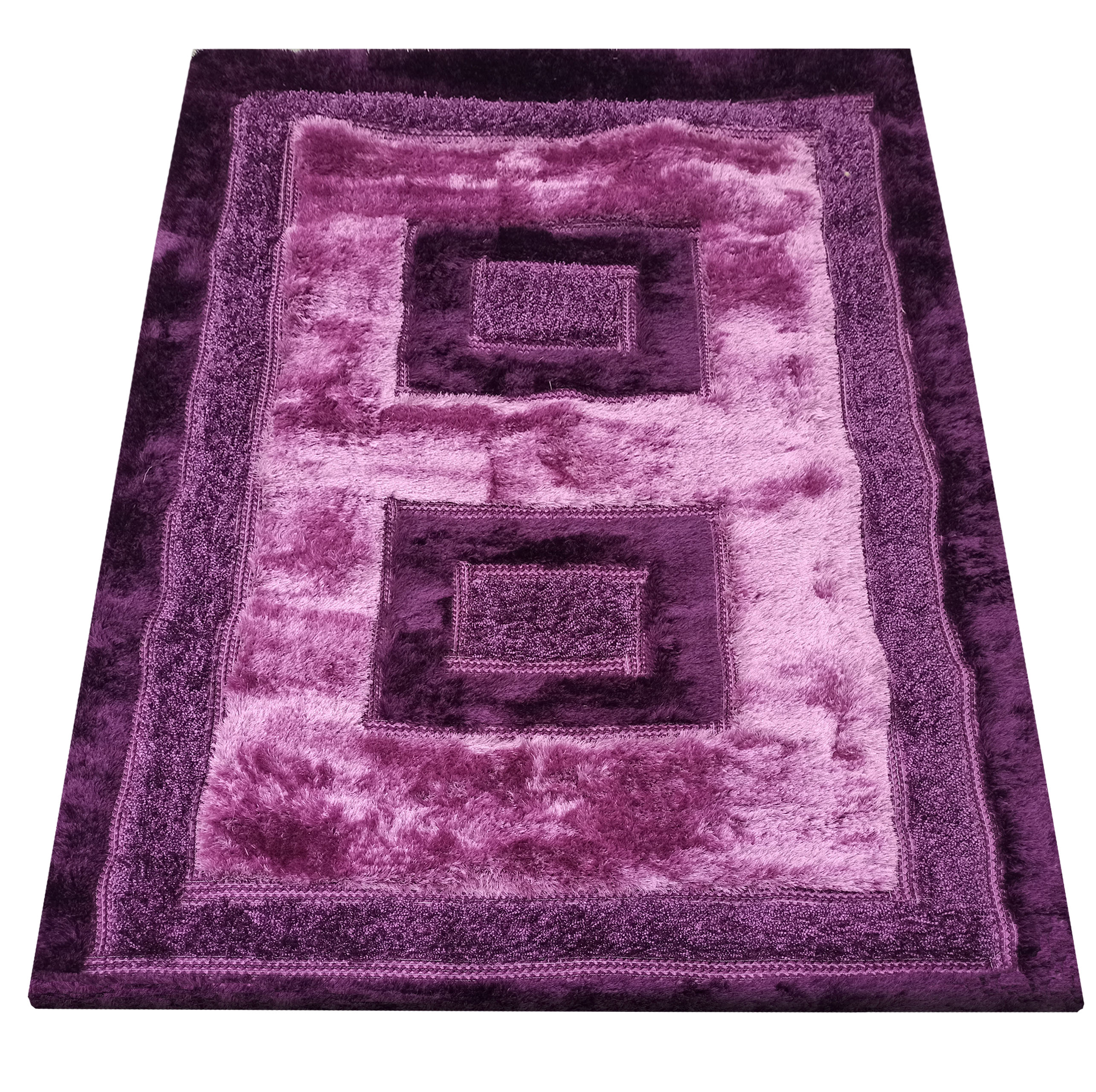 Dywan Nowoczesny Ovo Typu Shaggy 11 Fioletowy