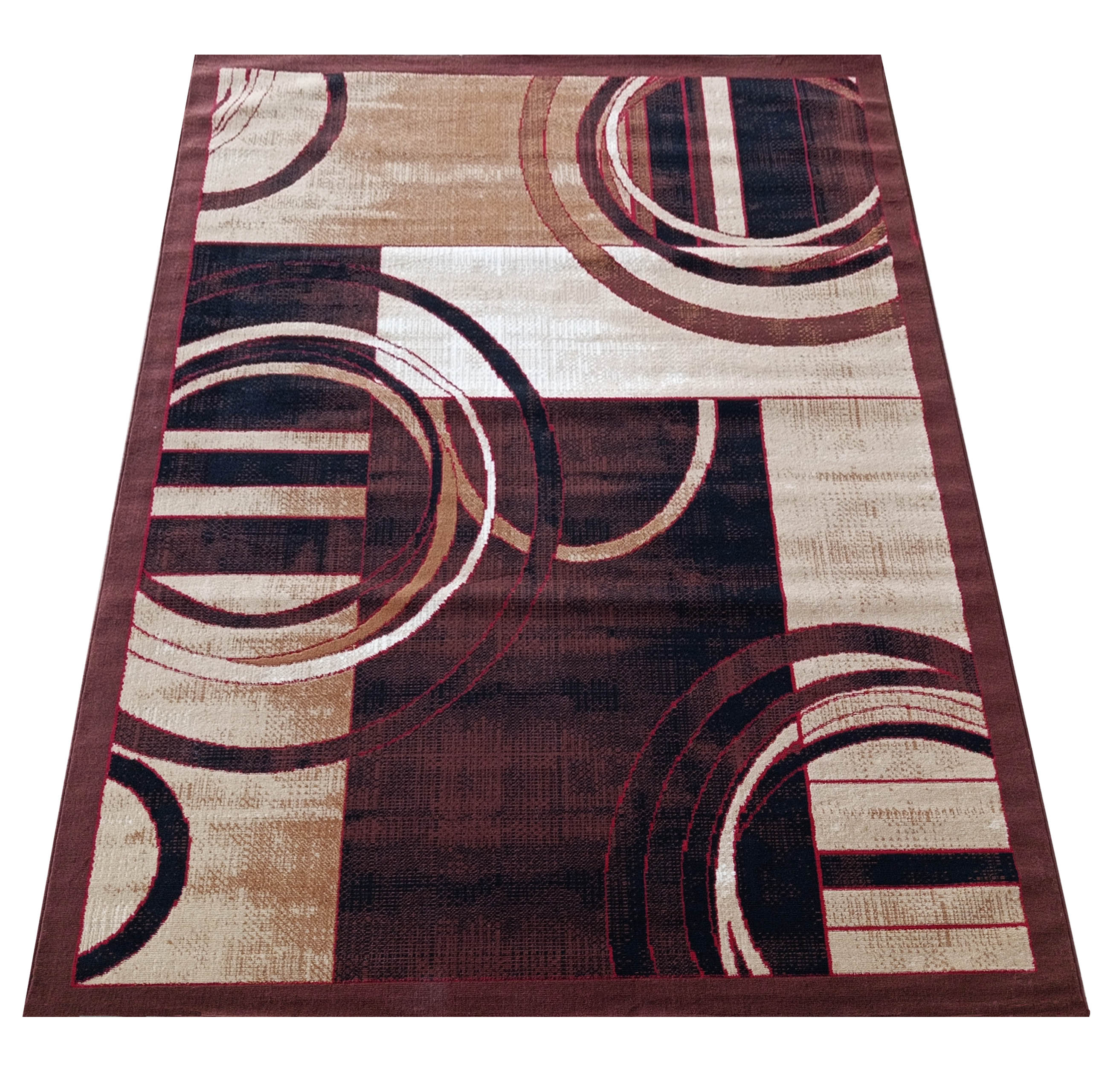 Dywan Klasyczny BCF Alfa 22 brązowy