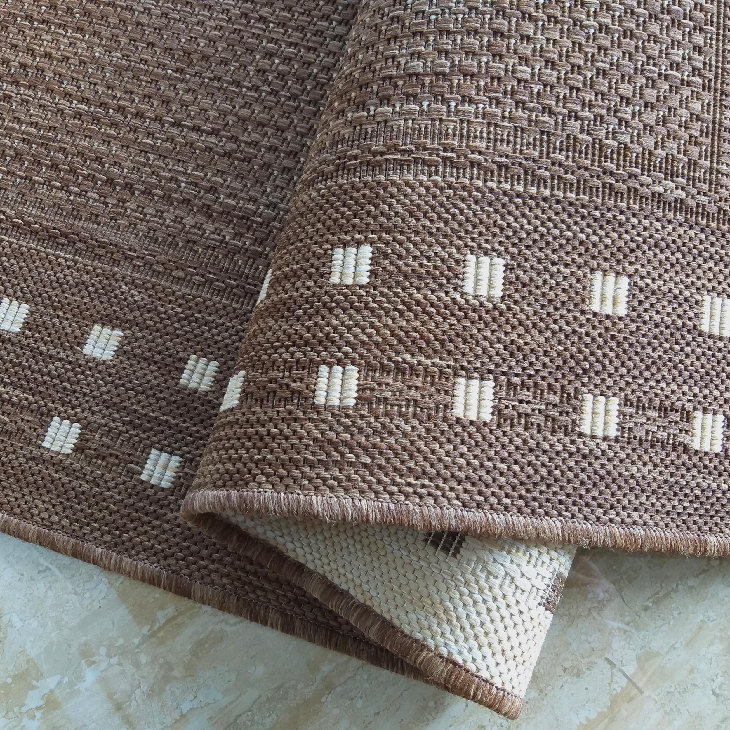 Chodnik sznurkowy na metry PATIO  11 brązowy 60 cm