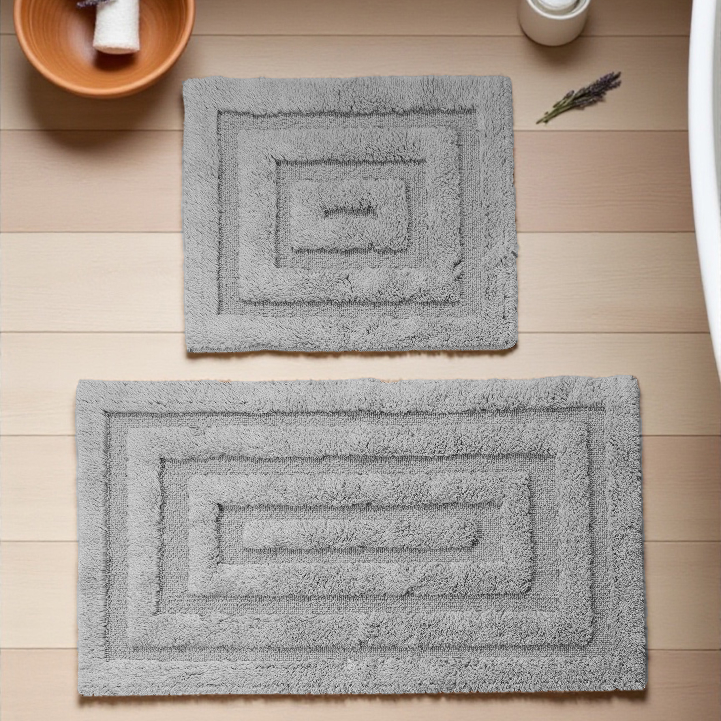 Komplet Dywaników Łazienkowych Boston 13 - Szary