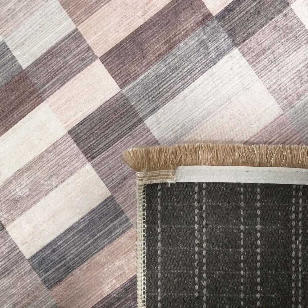 Dywan Nowoczesny Opal 200 Kafelki - Beżowy