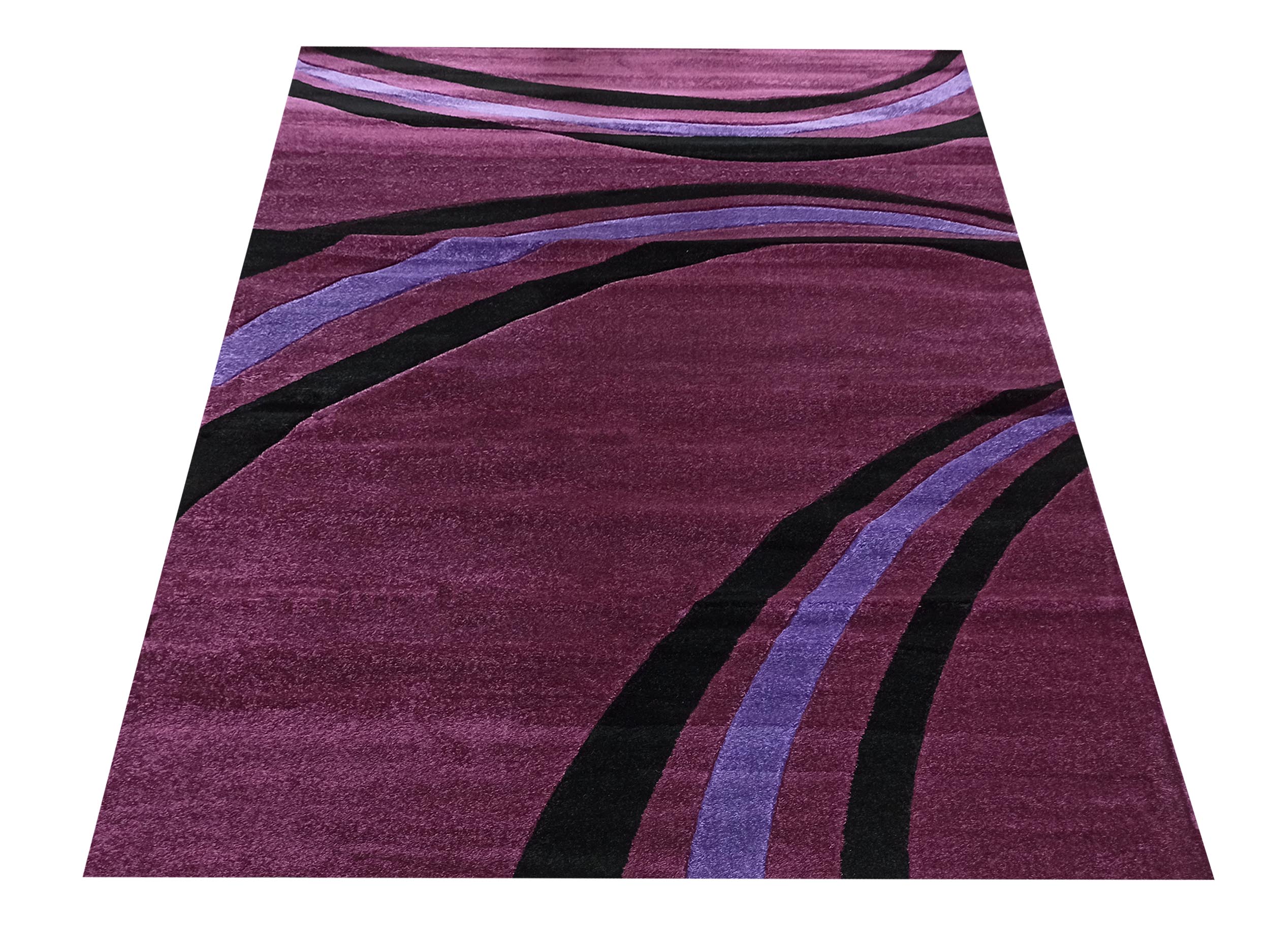 Dywan nowoczesny Fantazja FALA-LB - fioletowy