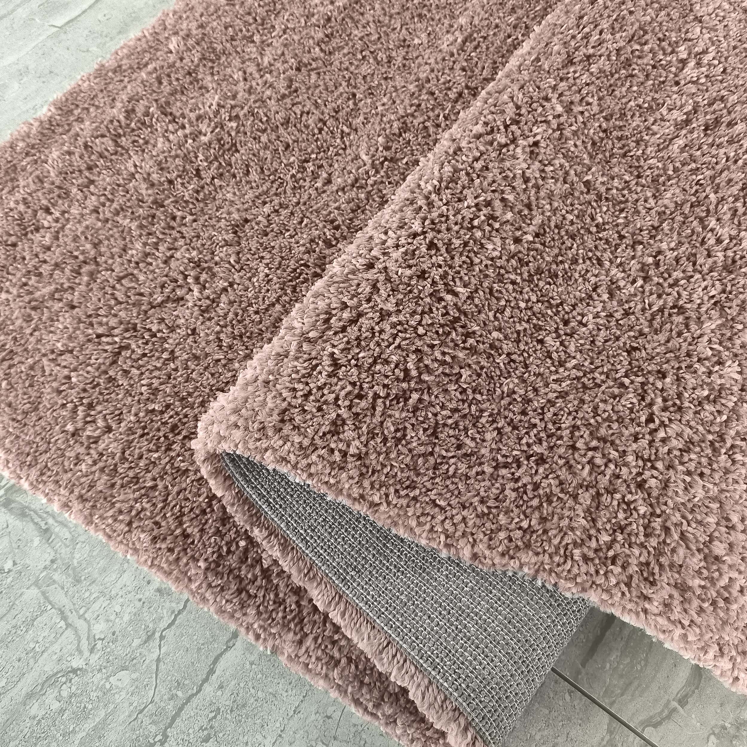 Dywan Nowoczesny Shaggy Santo - Różowy