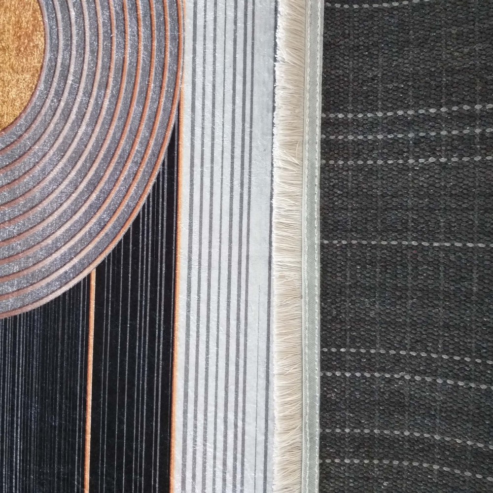 Dywan Nowoczesny Wenus 500 - Srebrno - Złoty