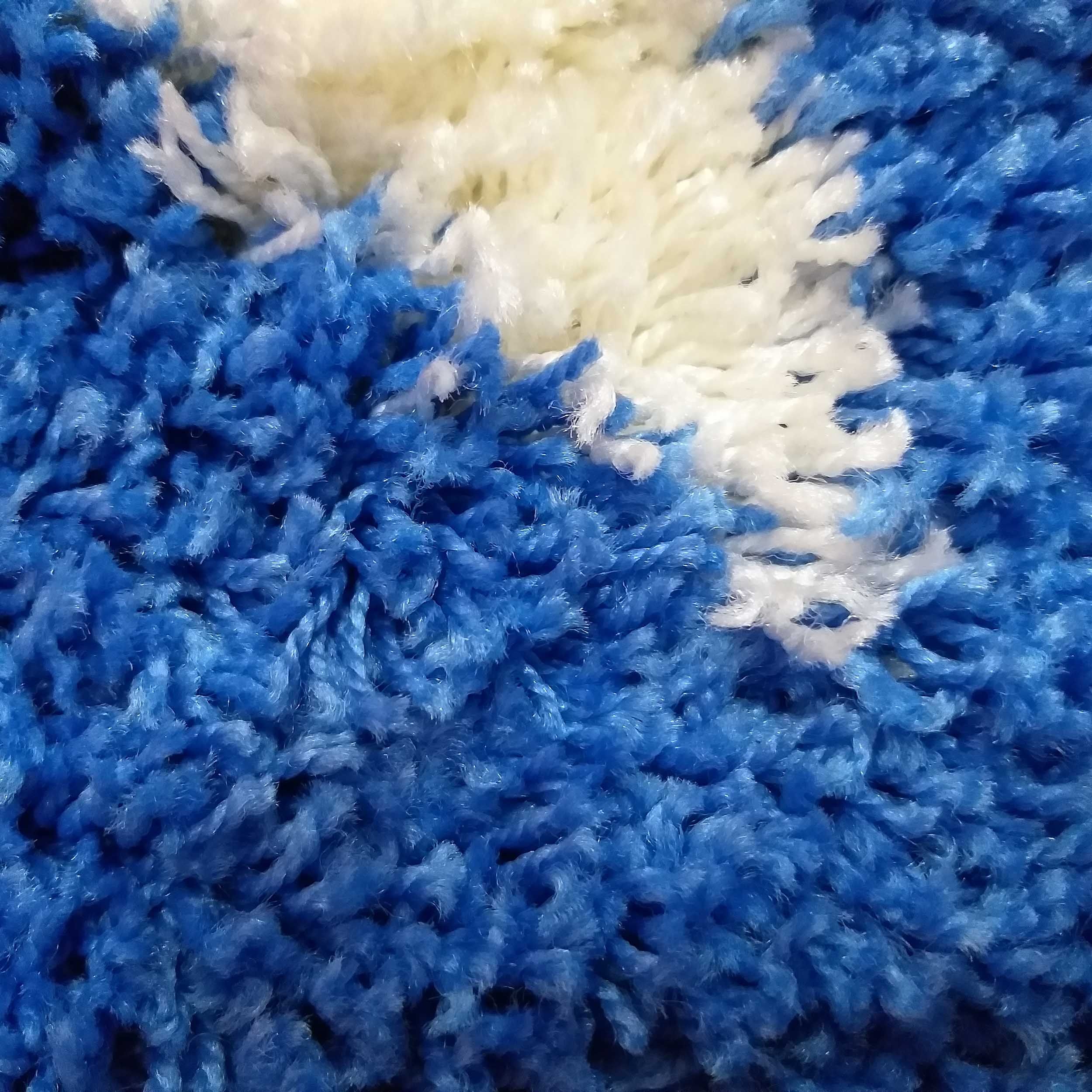 Dywan Nowoczesny Shaggy Long 0904A-BLU - wielokolorowy