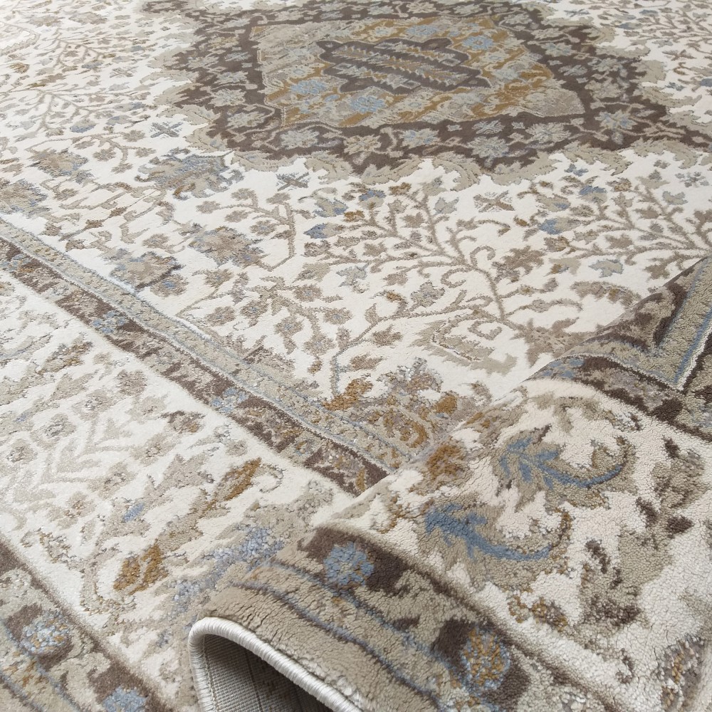 Dywan Nowoczesny Milas Shrink PRL 02A KK - Beżowo - Brązowy