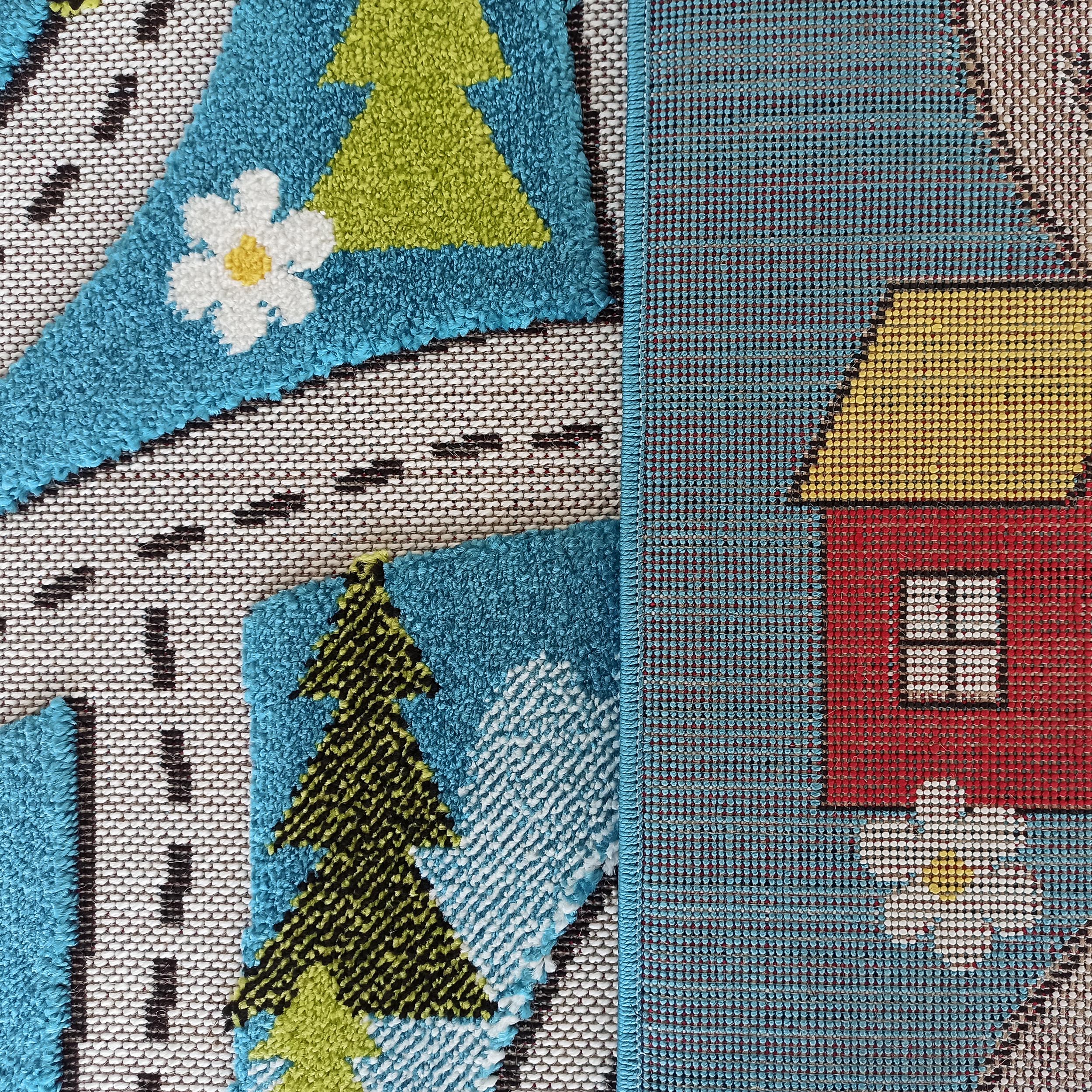 Dywan Sensoryczny Dla Dzieci COLOR KIDS 02 - Niebieski Dywan Sensoryczny Dla Dzieci COLOR KIDS 02 - Niebieski