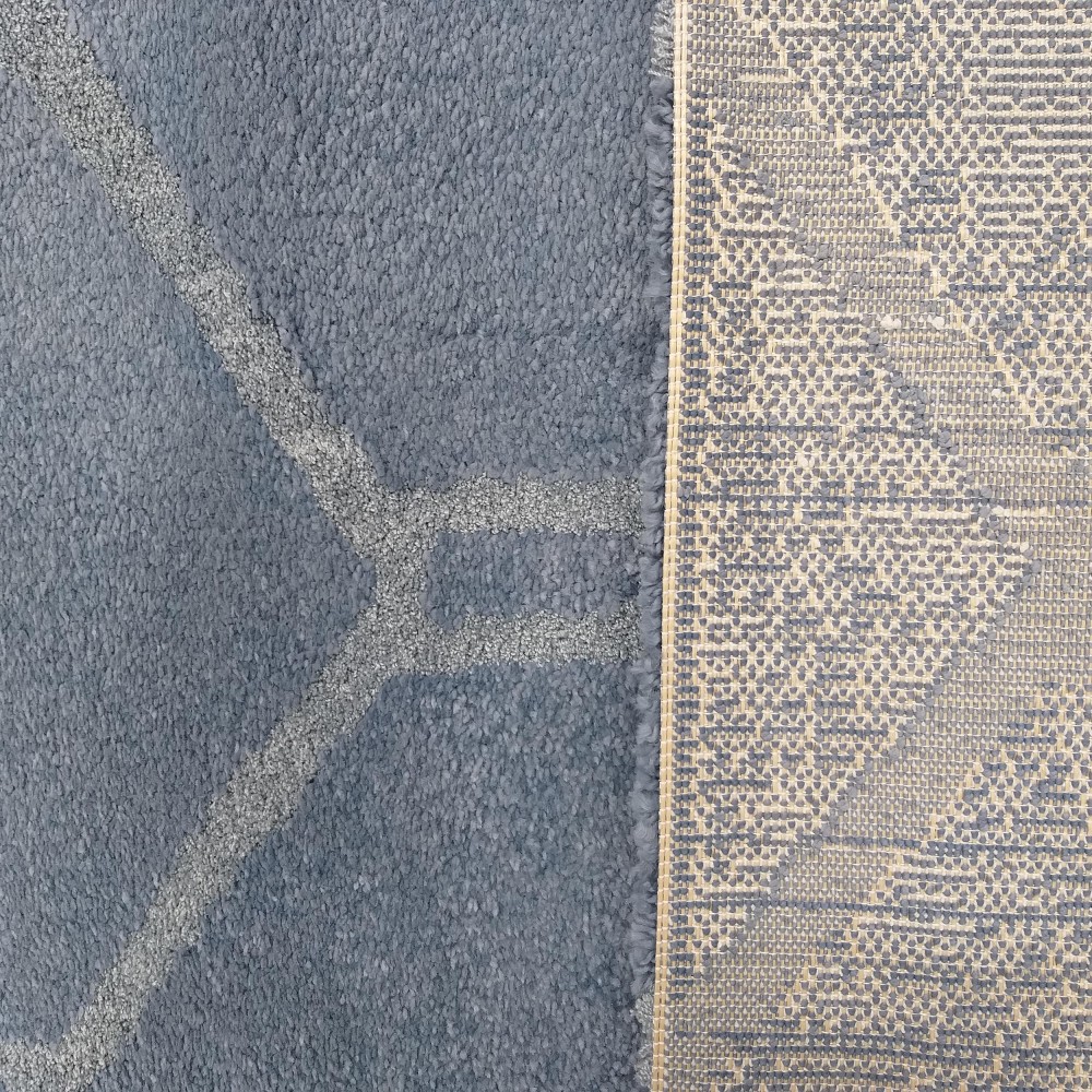 Dywan Nowoczesny Shaggy Cosy Balta 08 - Do Łączenia - Niebieski