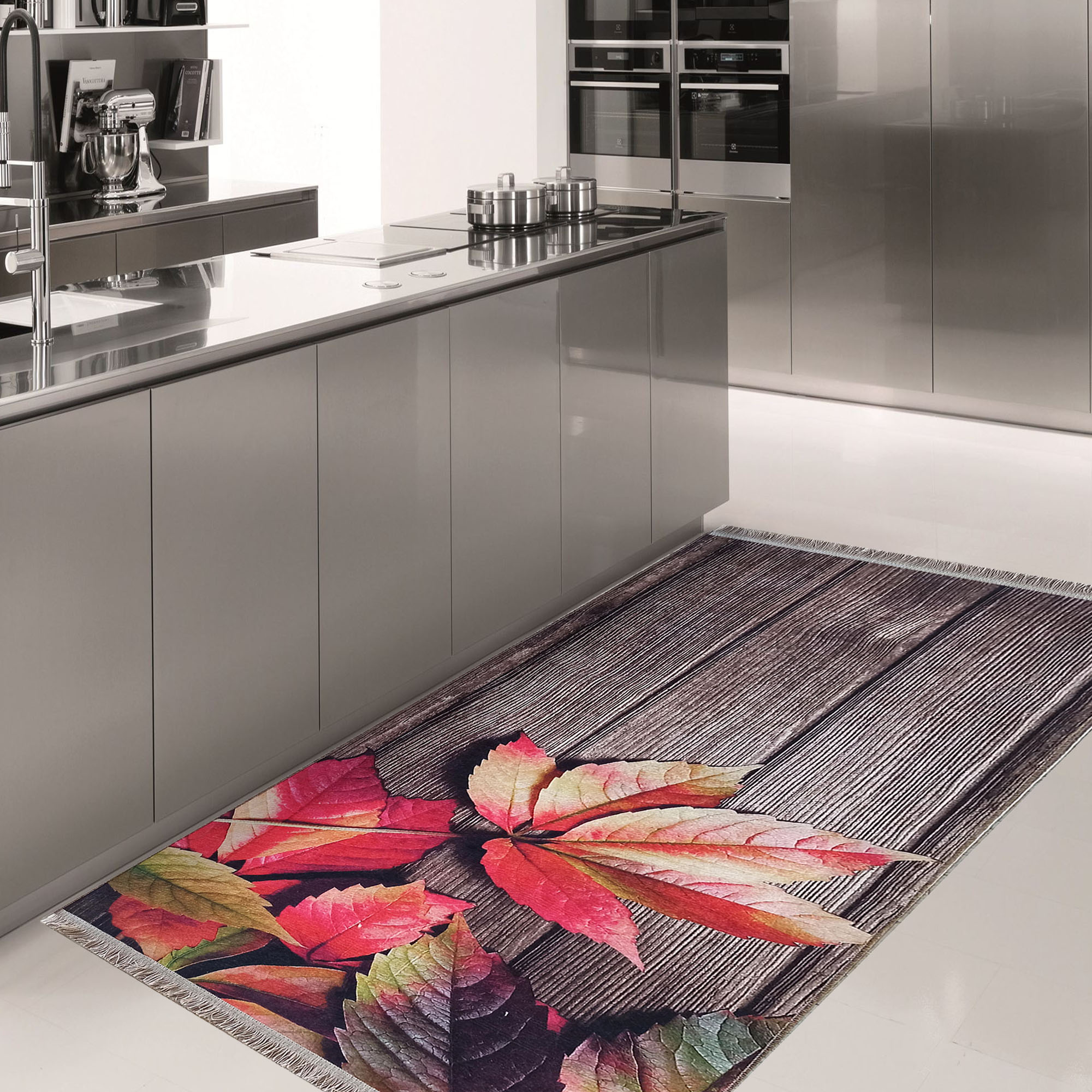 Dywan Antypoślizgowy Nowoczesny Horeca 06N1 Liście