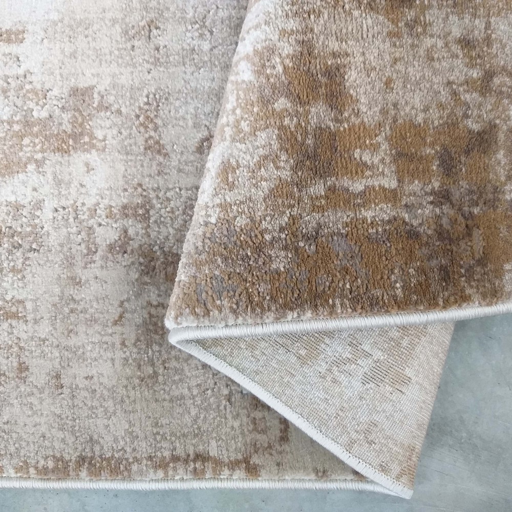  Dywan Nowoczesny Milas Shrink PRL 13C AB - Beżowo - Kremowy