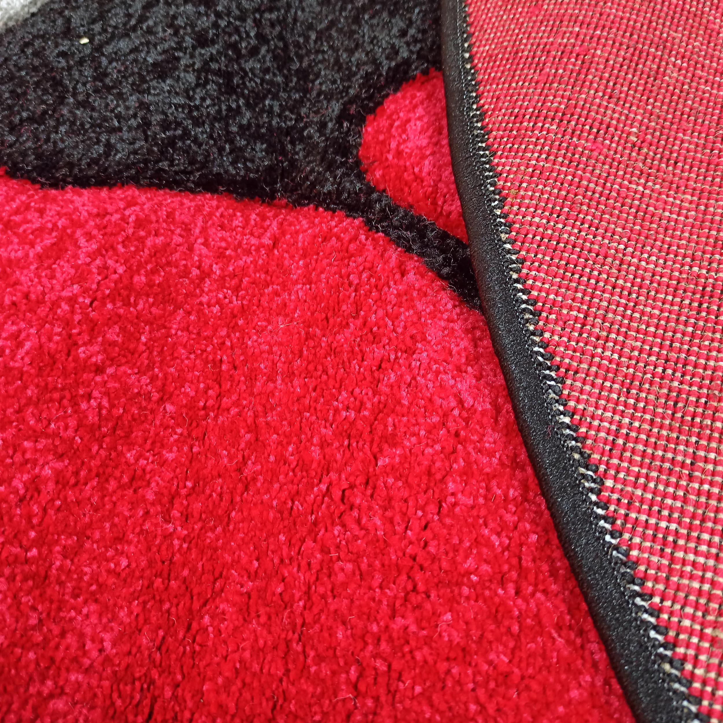 Dywan nowoczesny Fantazja 6176B-BL owalny - czarny