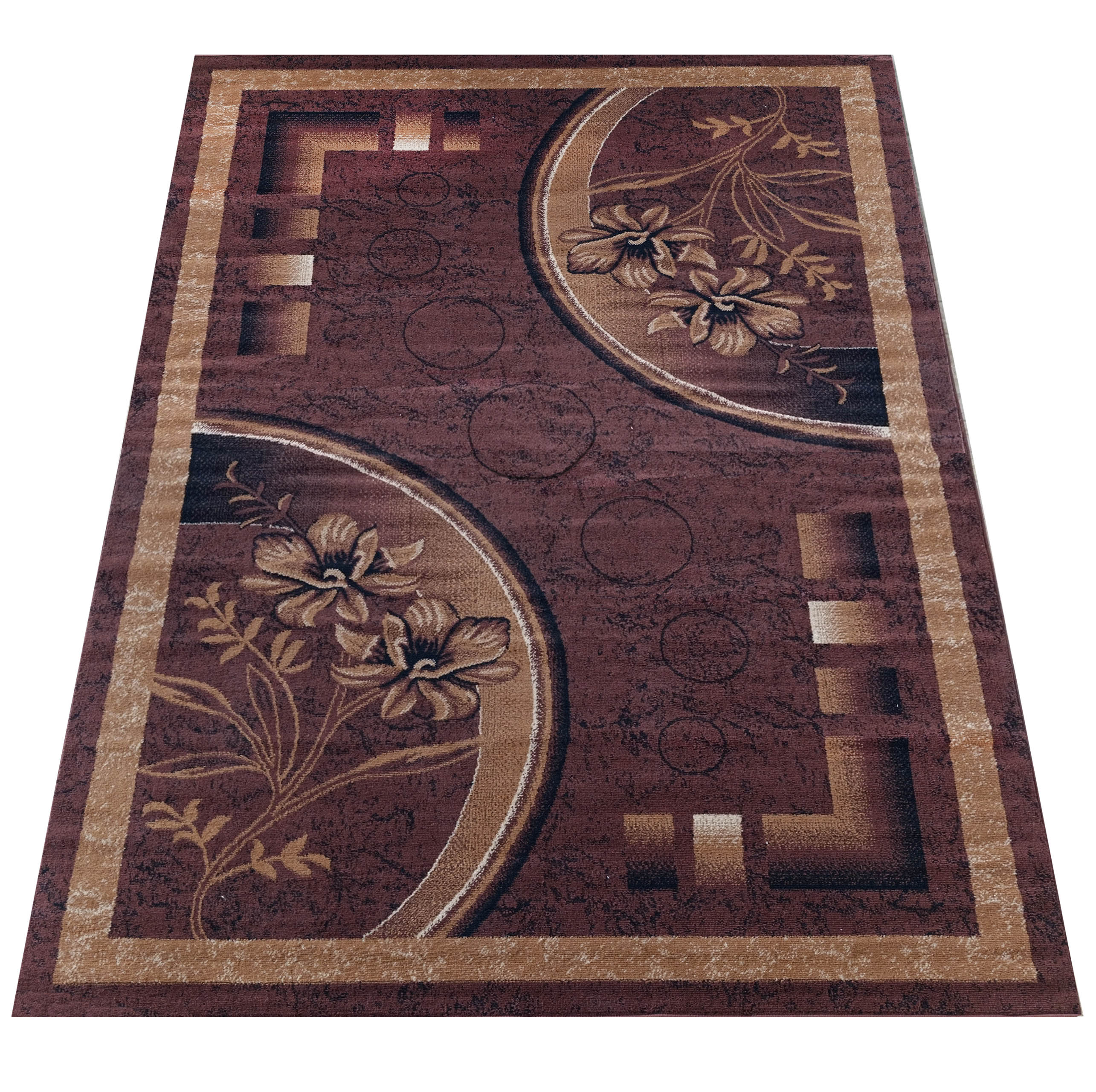 Dywan Klasyczny BCF Alfa 21 brązowy