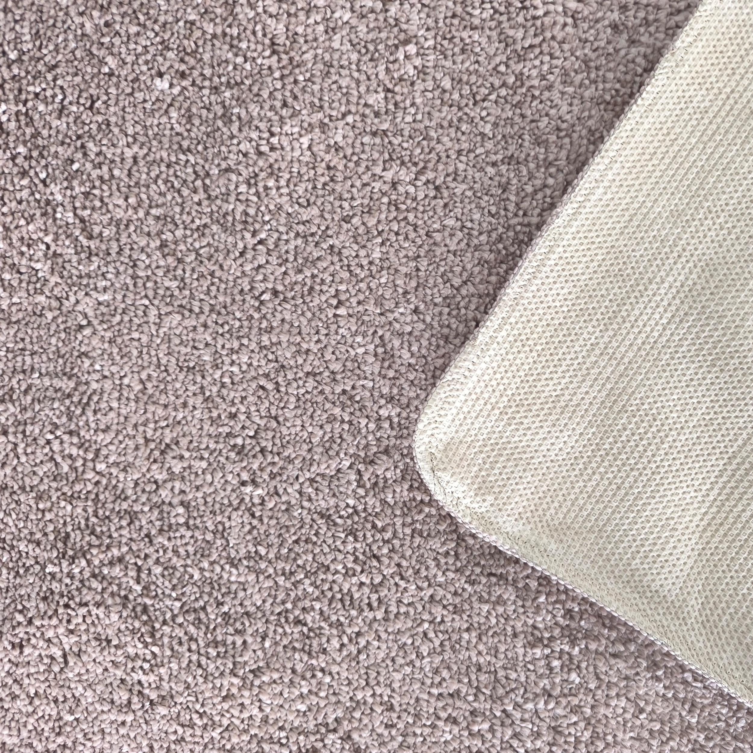  Dywan Kamel Typu Shaggy Nowoczesny Soft - Beżowo - różowy