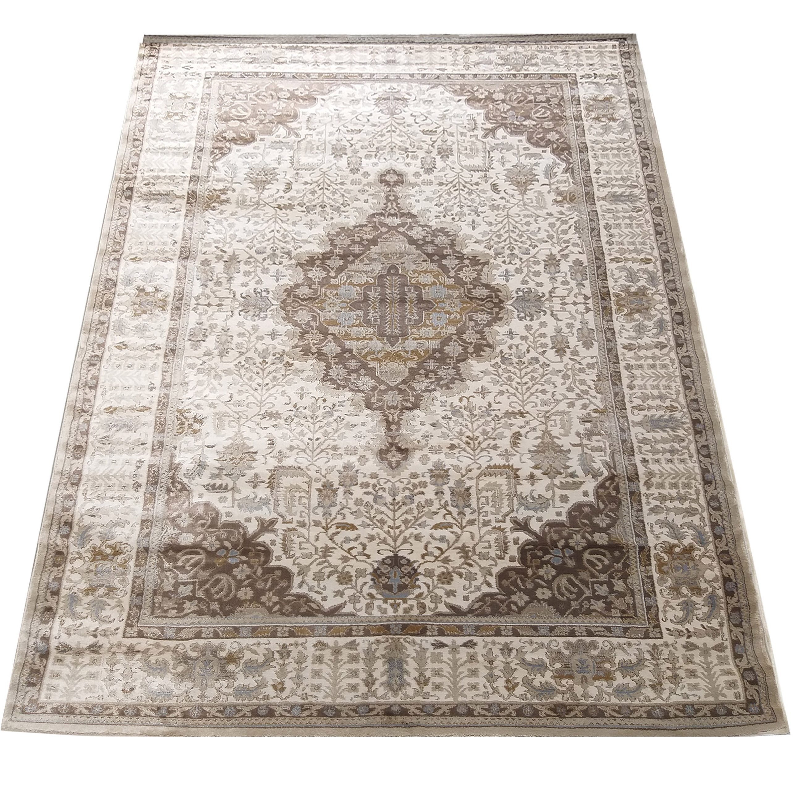 Dywan Nowoczesny Milas Shrink PRL 02A KK - Beżowo - Brązowy