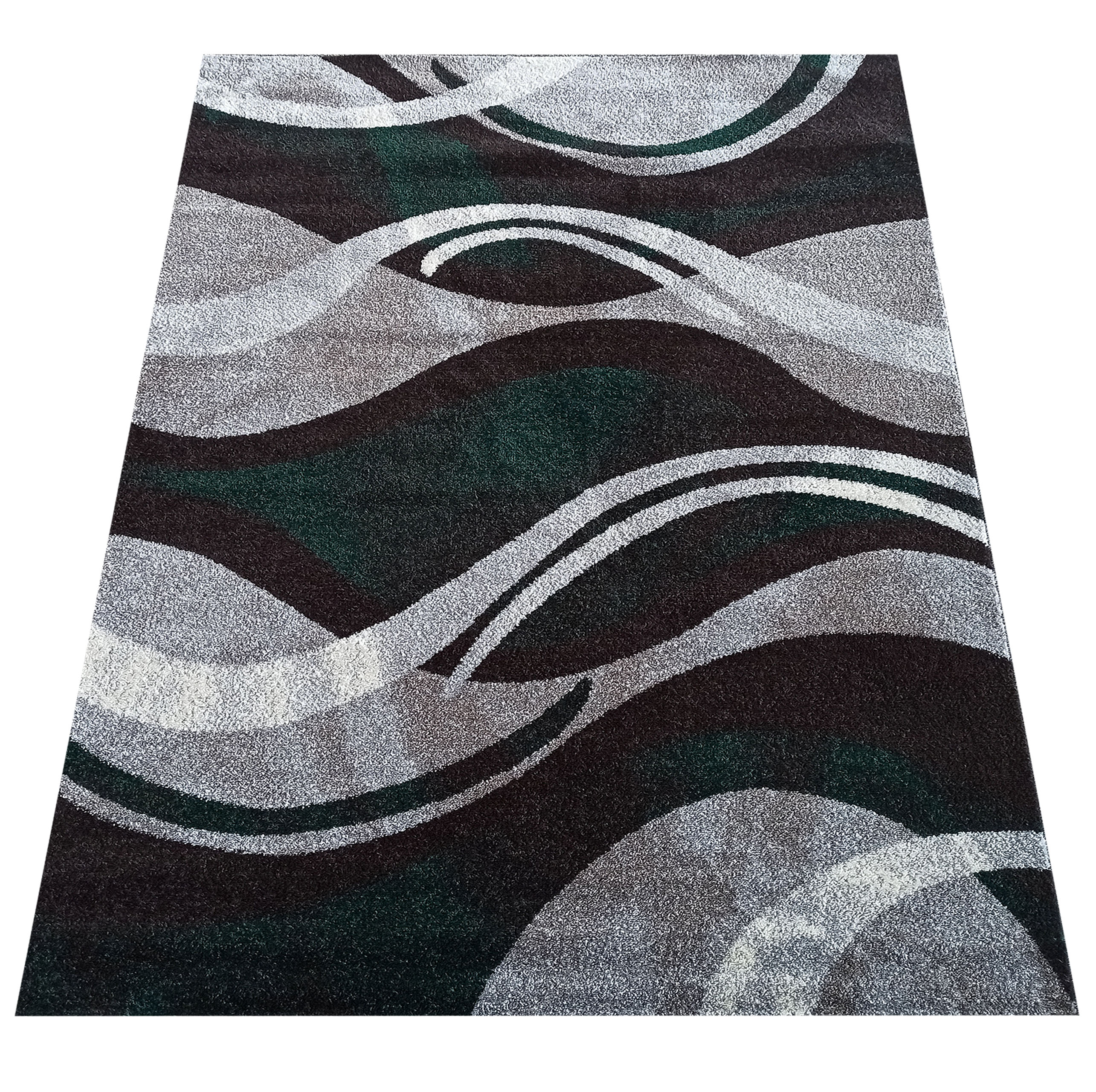 Dywan Nowoczesny Otto 01 Szaro-Zielony