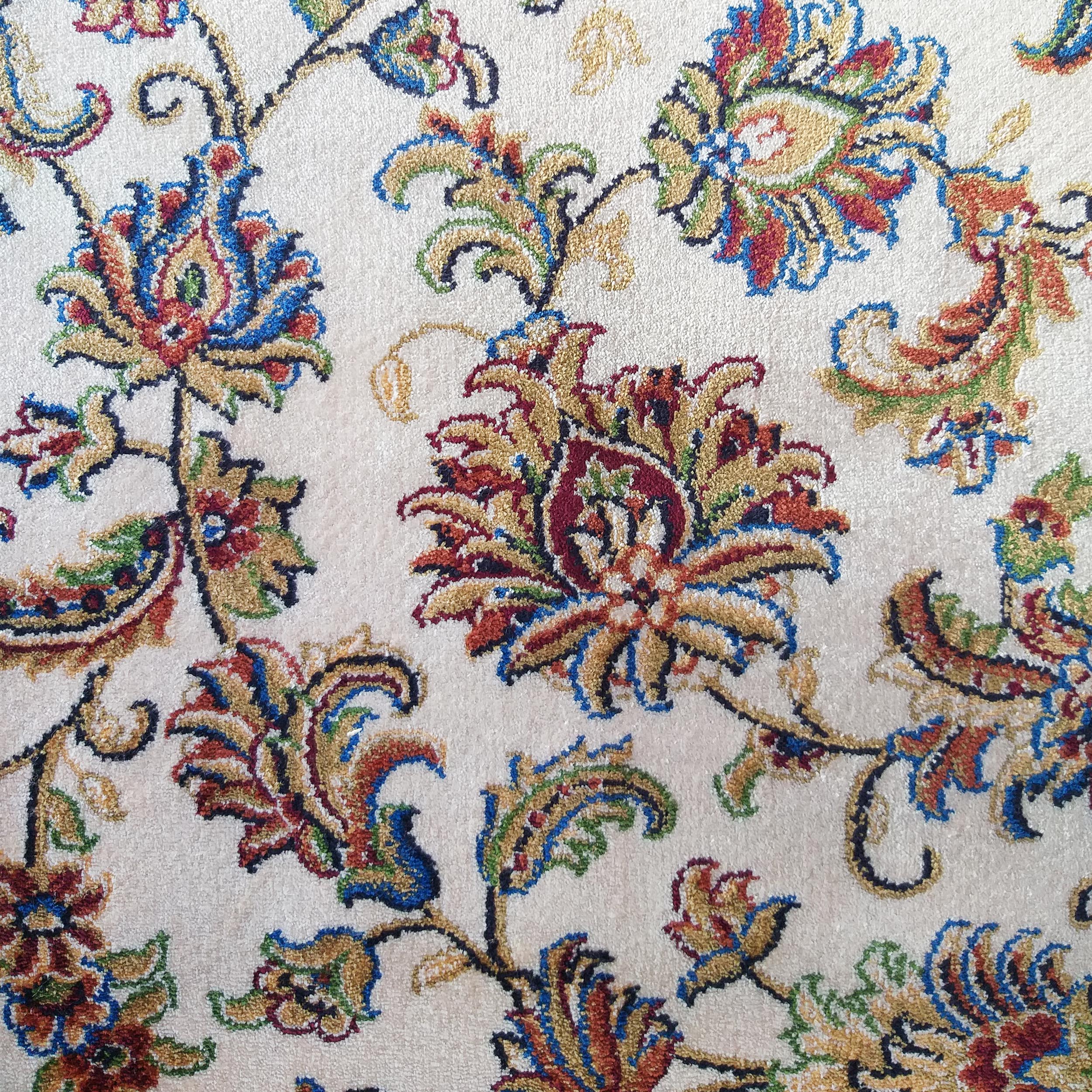 Dywan ekskluzywny Qum Silk 12 - kremowy Dywan ekskluzywny Qum Silk 12 - kremowy