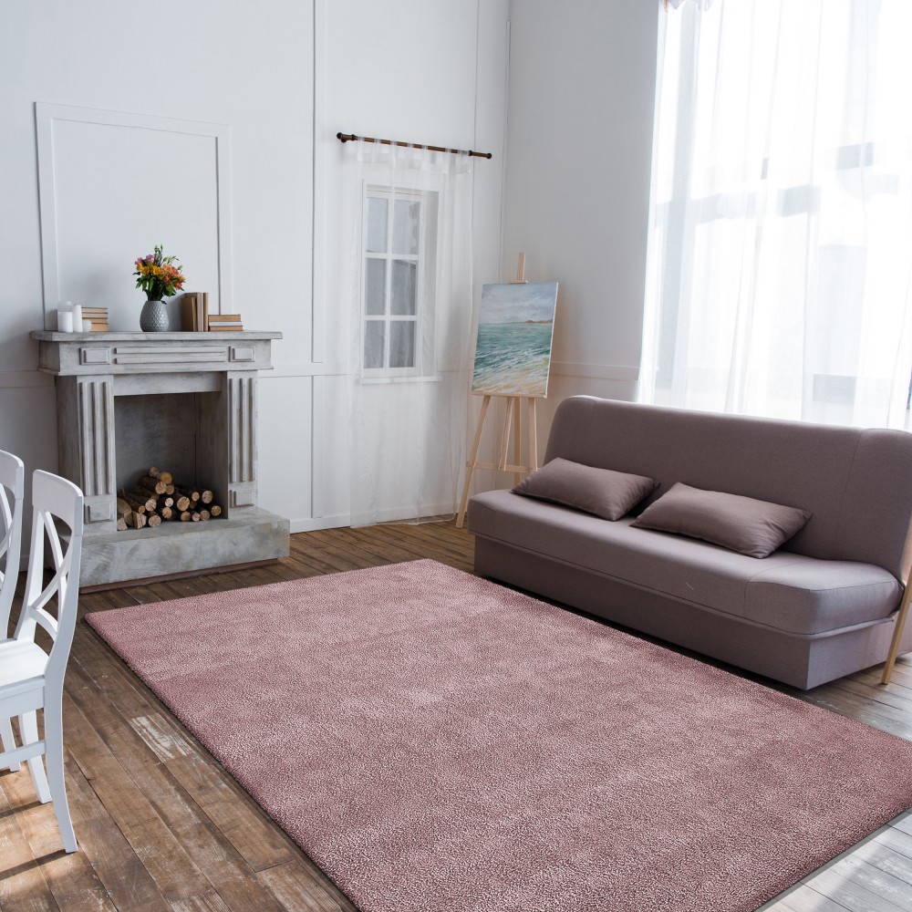 Dywan Nowoczesny Shaggy Cosy Balta 01 - Do Łączenia - Różowy