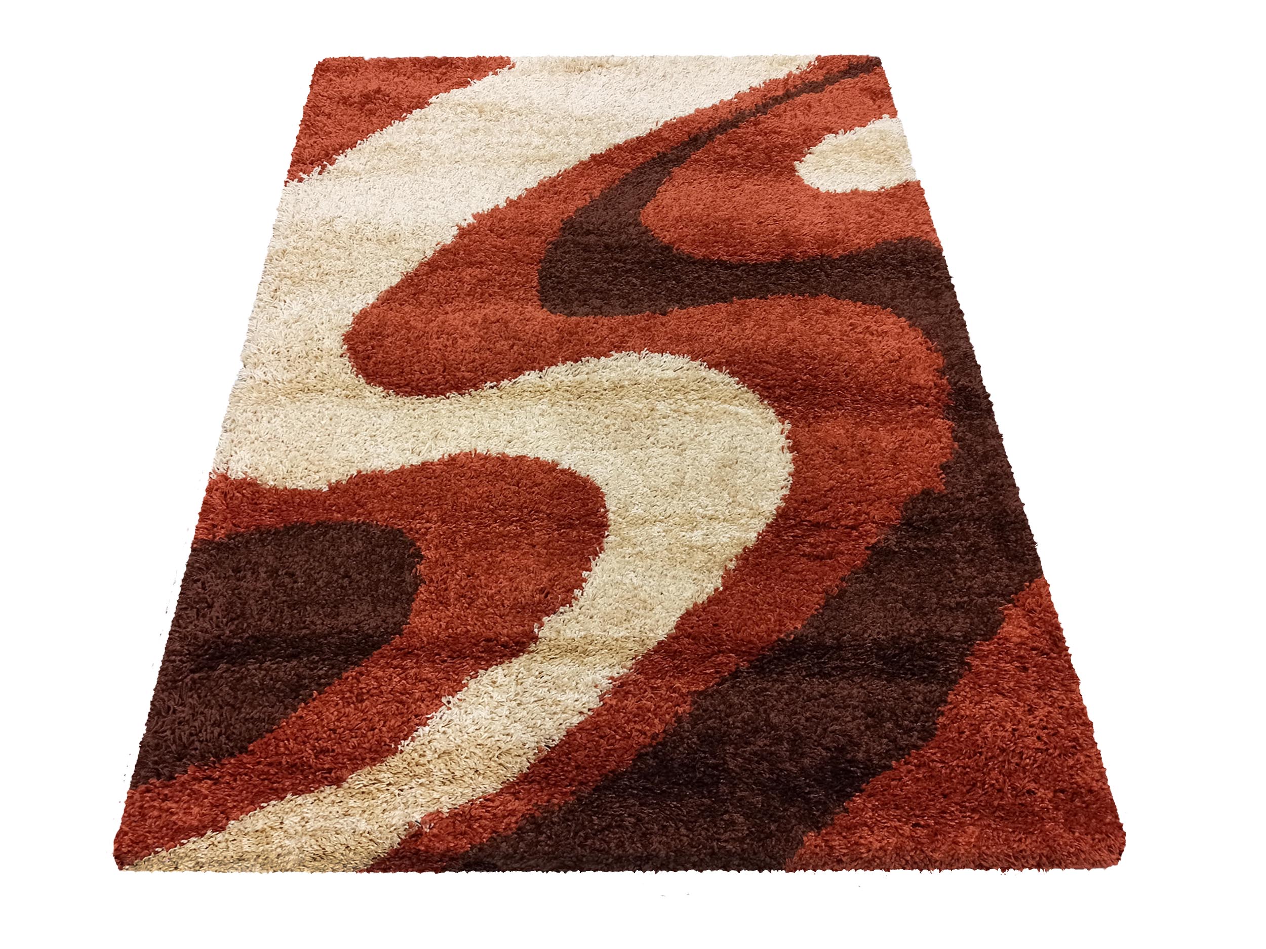 Dywan Nowoczesny Shaggy Long 00881B-TE - wielokolorowy