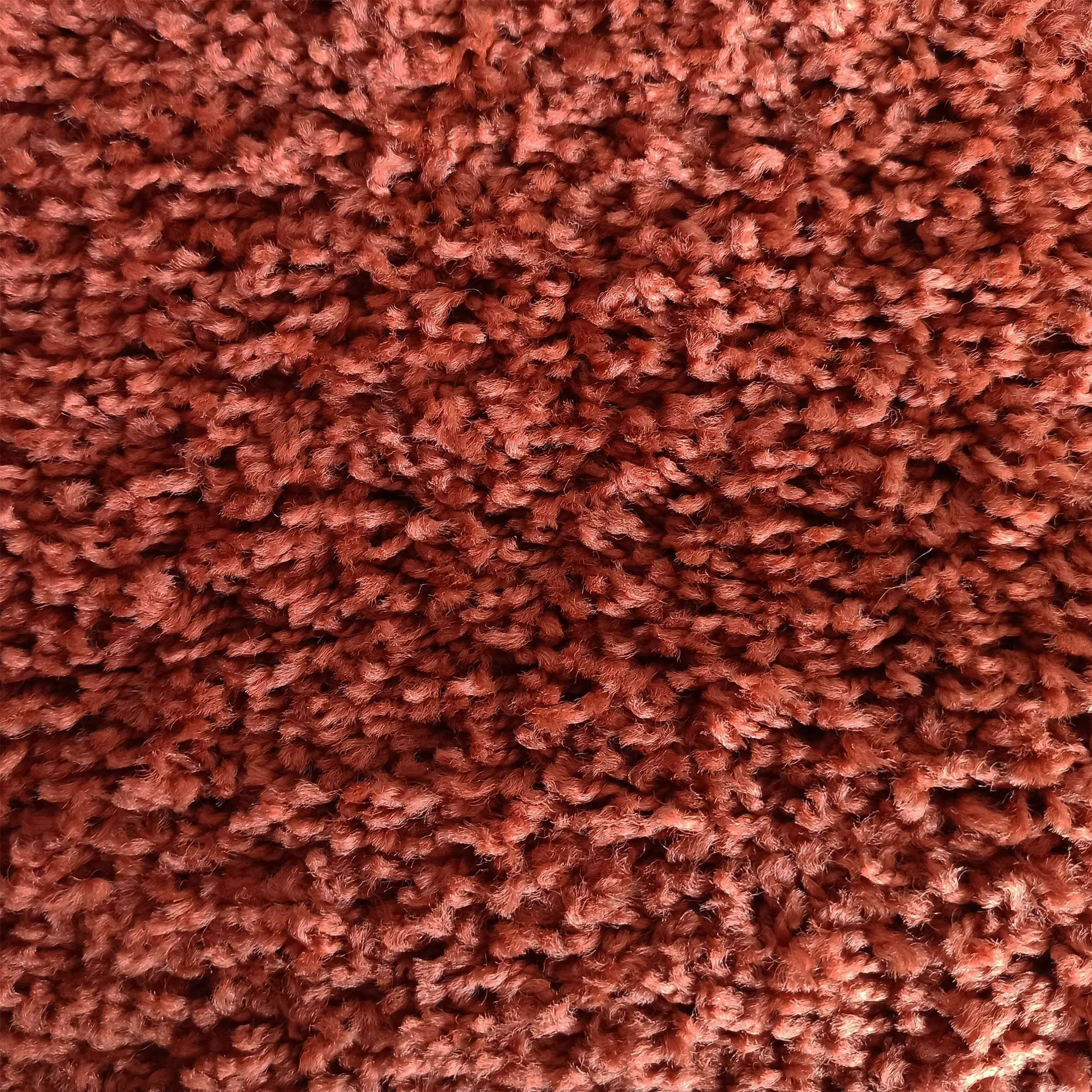 Dywan Nowoczesny Shaggy Long OSH-01 owalny - pomarańczowy