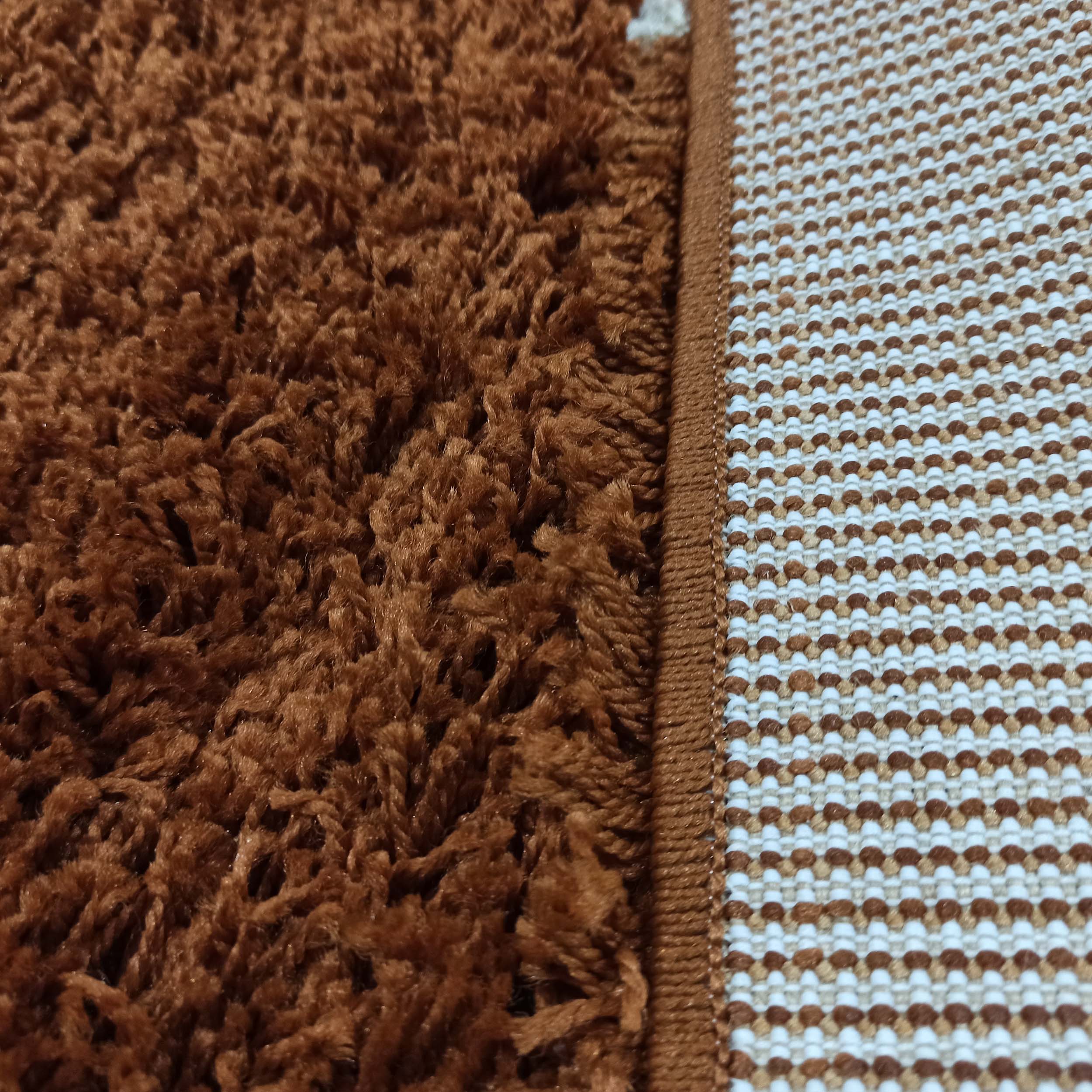 Dywan Nowoczesny Shaggy Long 0025A-BR - wielokolorowy