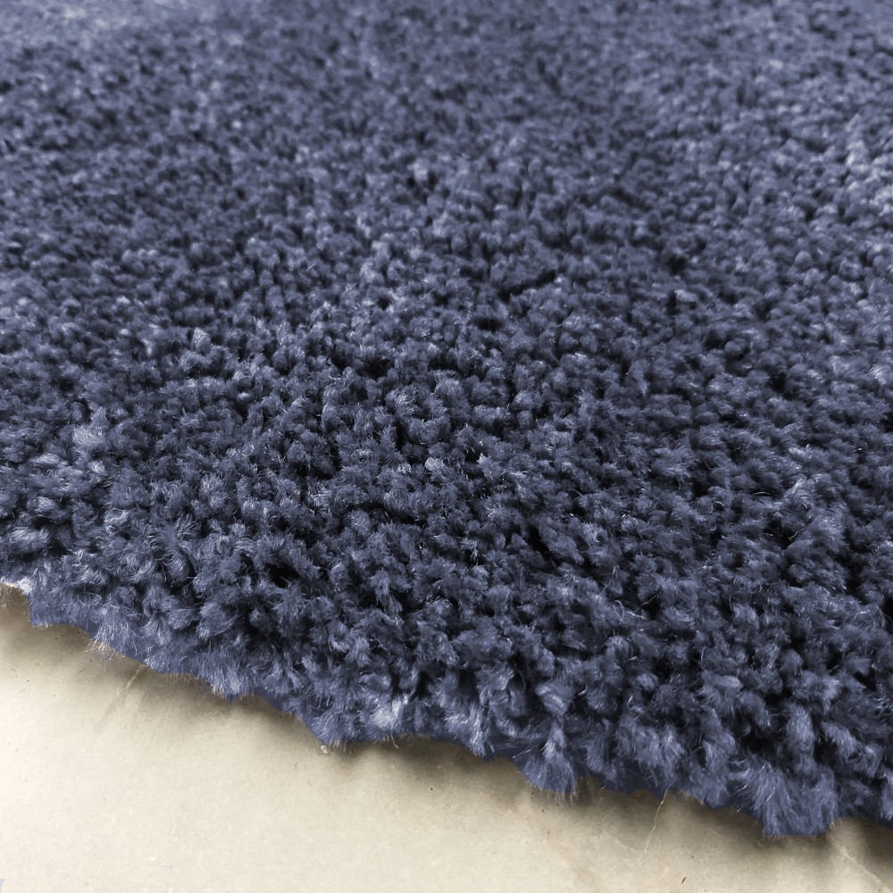 Dywan Nowoczesny Shaggy Cosy Balta Koło 01 - BO - Niebieski