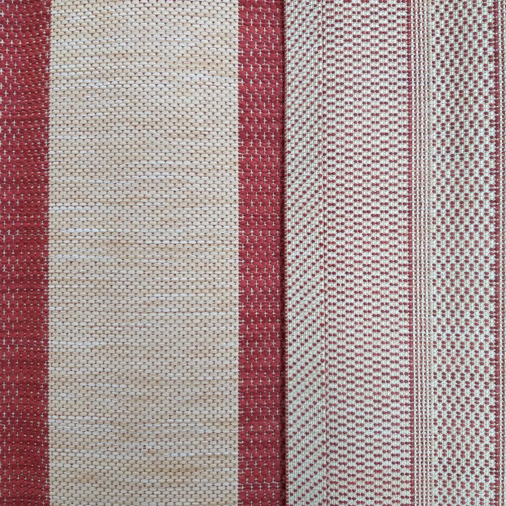 Dywan Nowoczesny Sznurkowy OUTDOOR Patio 29 - Czerwono - Beżowy