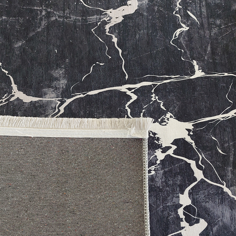 Dywan Antypoślizgowy Nowoczesny Horeca X-0063-MX - czarno - biały