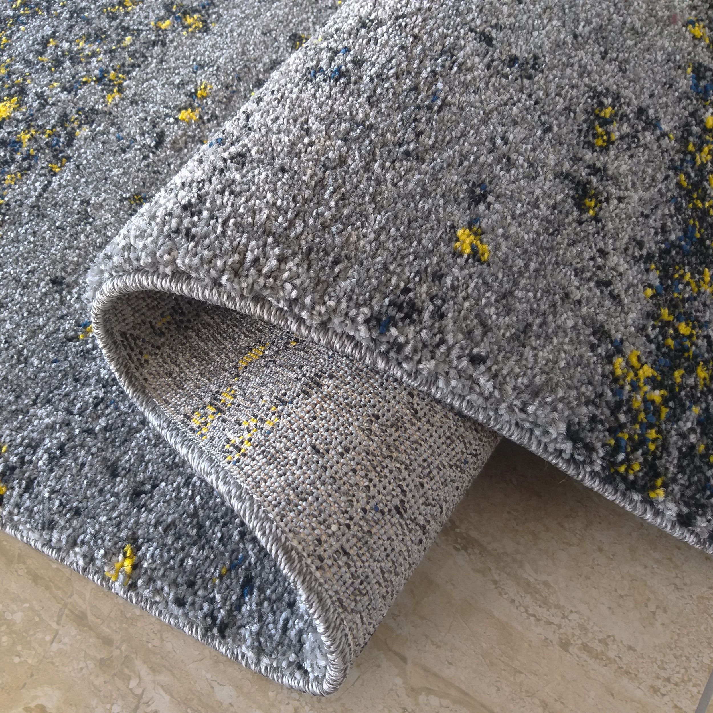 Dywan Nowoczesny Do Salonu Sherpa 02 Srebrny