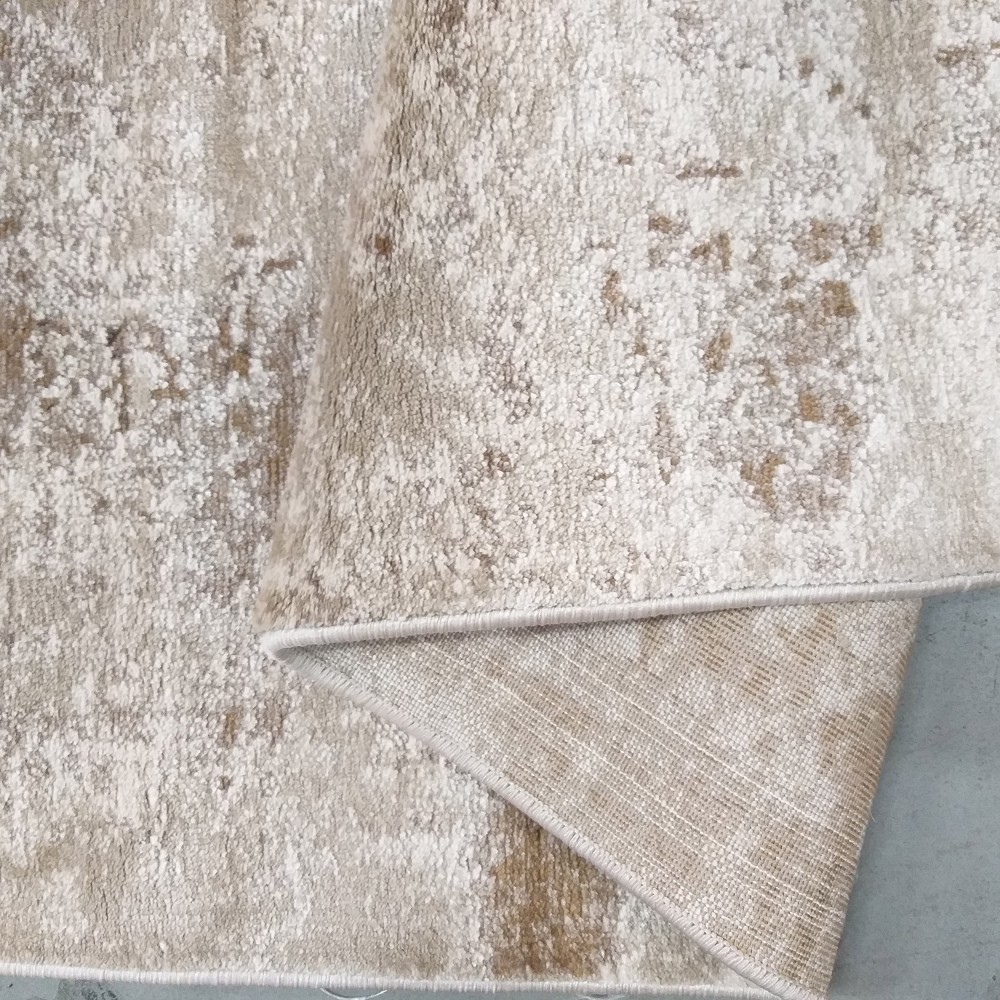 Dywan Nowoczesny Milas Shrink PRL 12D KA - Beżowo - Brązowy