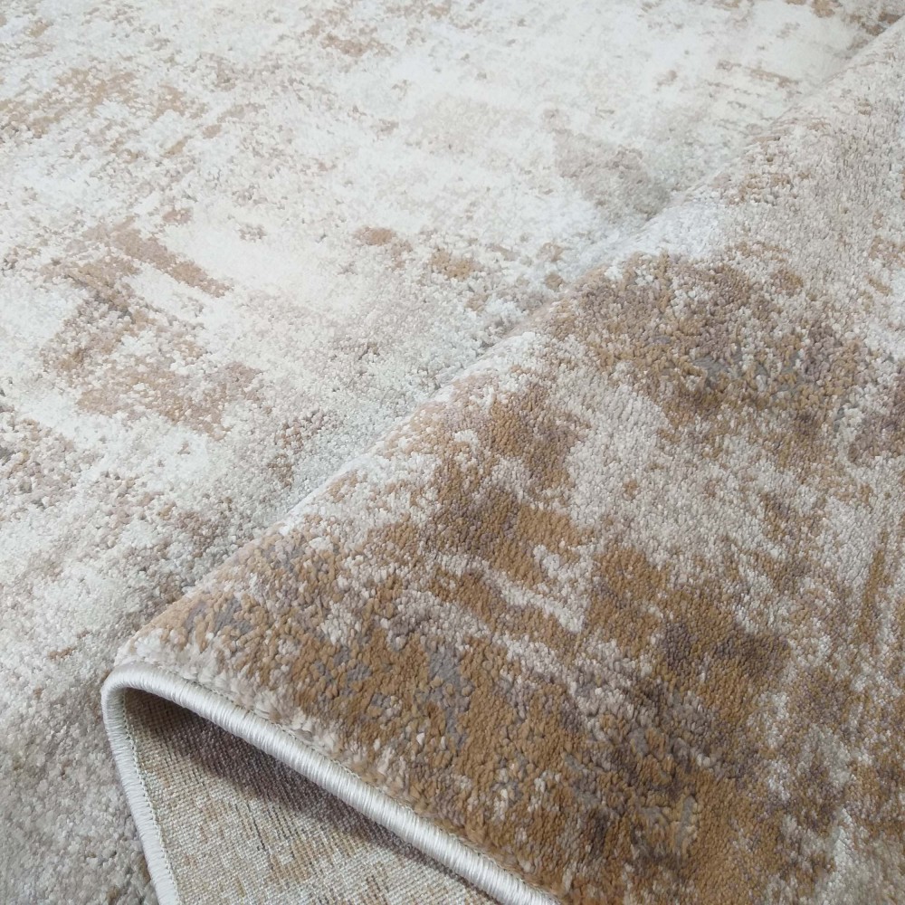  Dywan Nowoczesny Milas Shrink PRL 13C AB - Beżowo - Kremowy