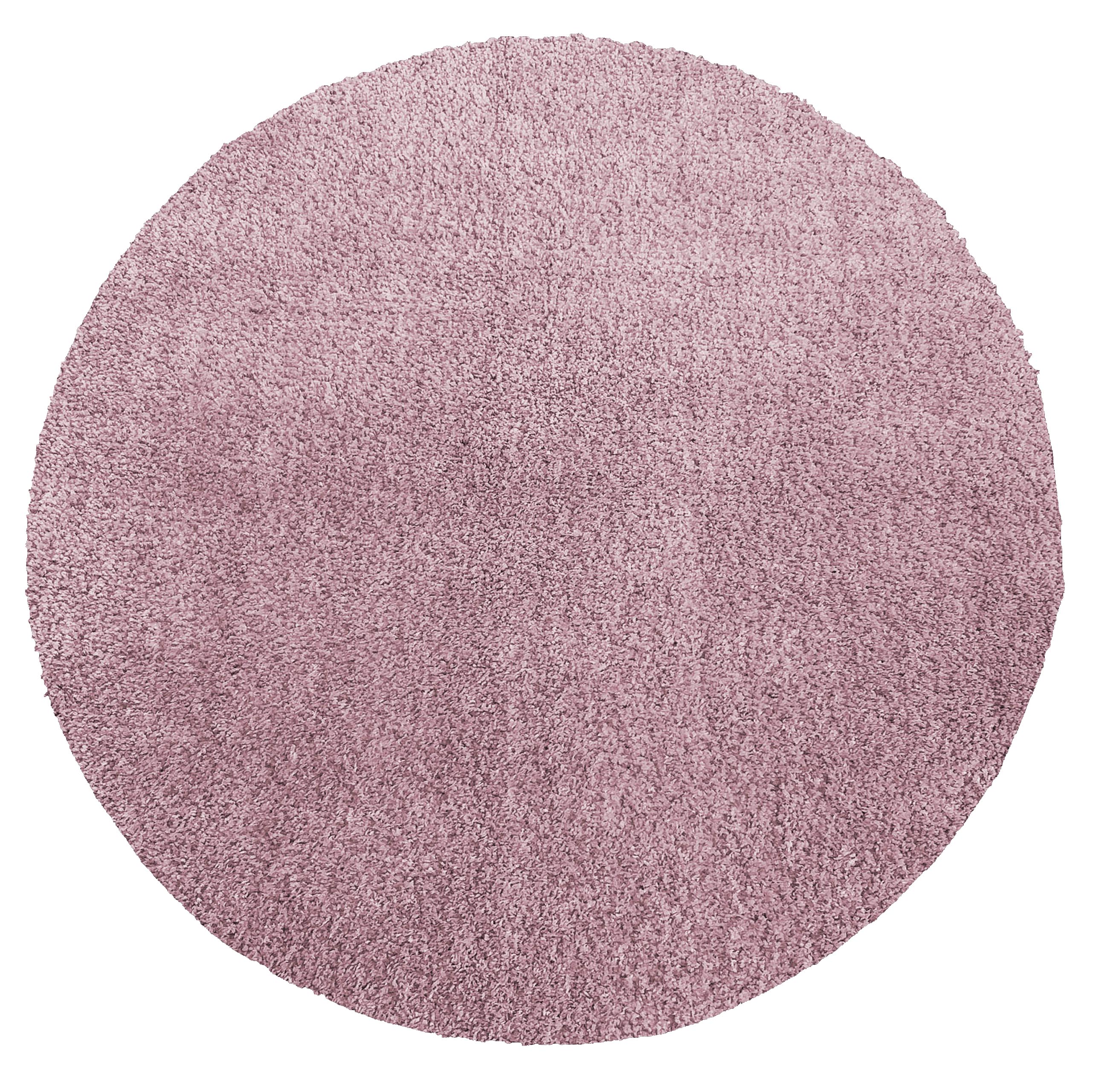 Dywan Kamel Typu Shaggy Nowoczesny Koło Soft - Różowy