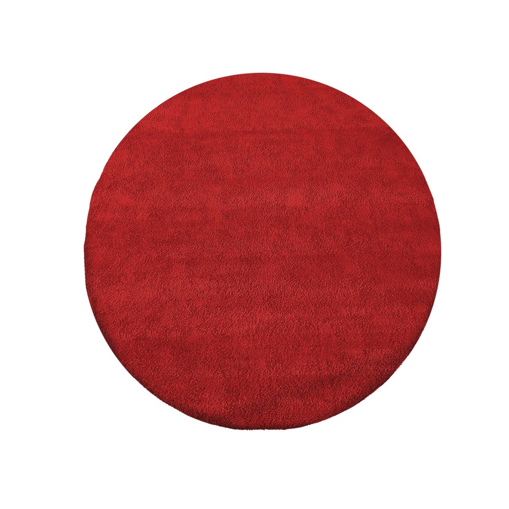 Dywan Nowoczesny Shaggy Cosy Balta Koło 01 - BO - Czerwony Dywan Nowoczesny Shaggy Cosy Balta Koło 01 - BO - Czerwony