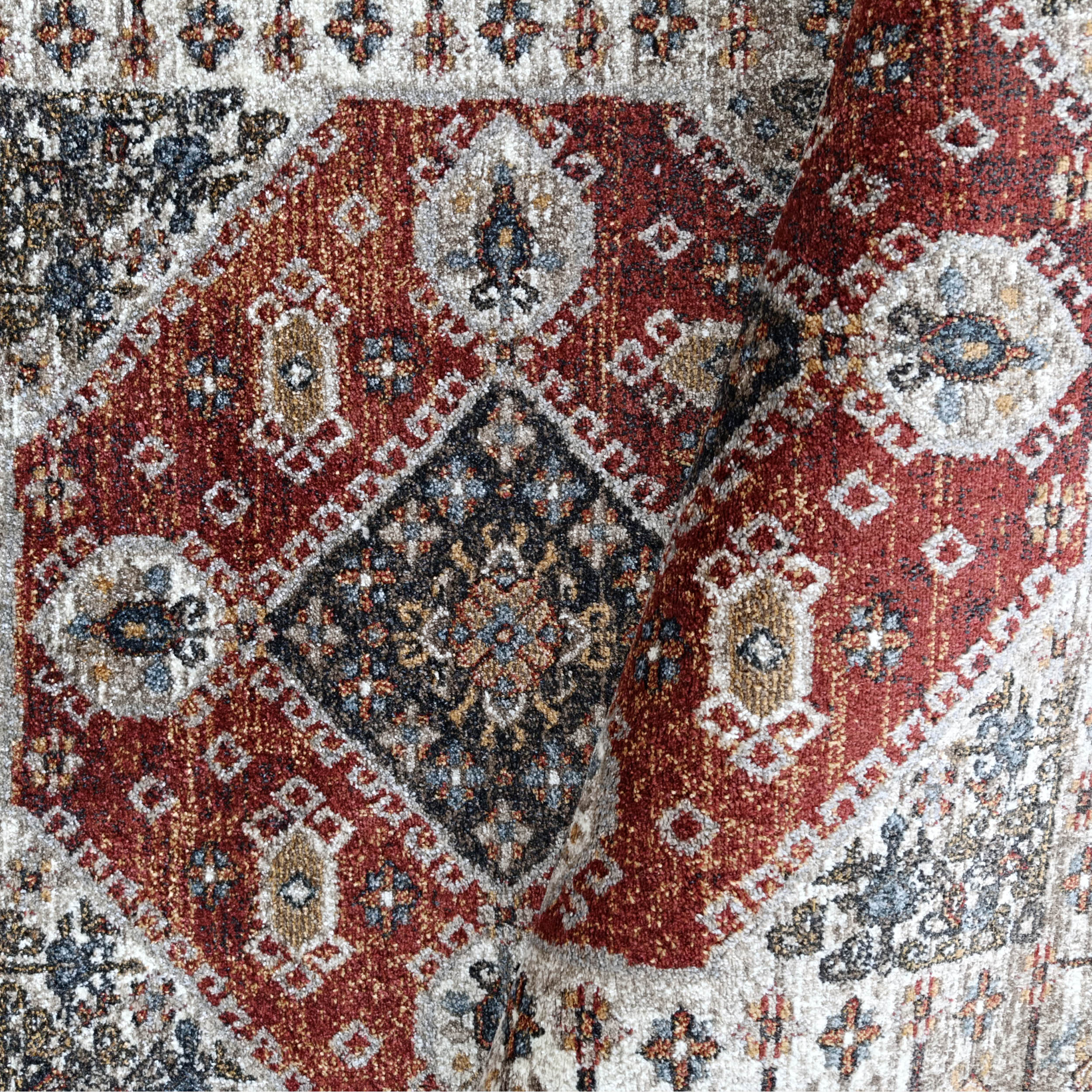 Dywan Nowoczesny Sienna 03 - orientalny ceglany
