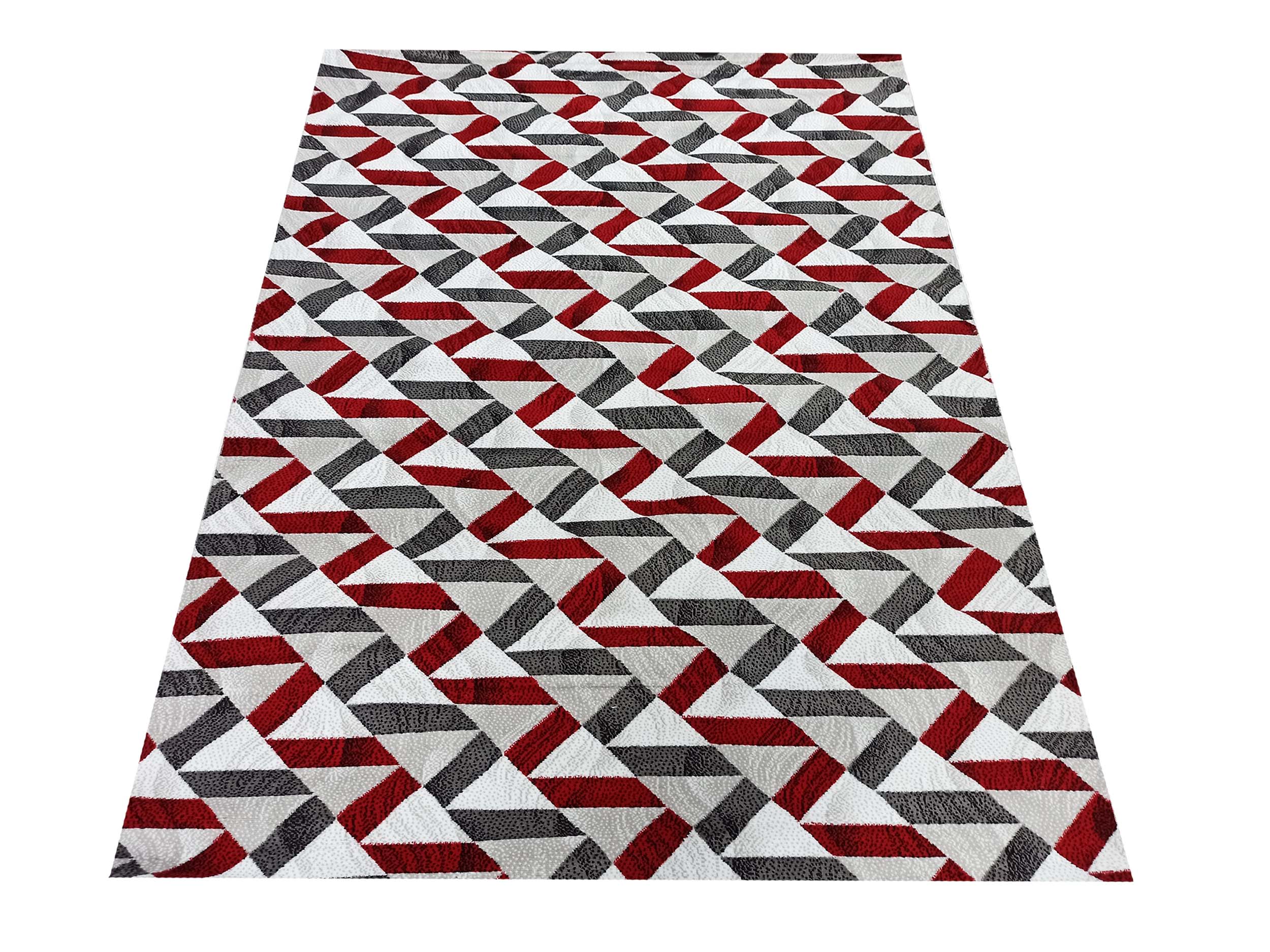 Dywan Nowoczesny Soho 2020A-RG - szaro - czerwony