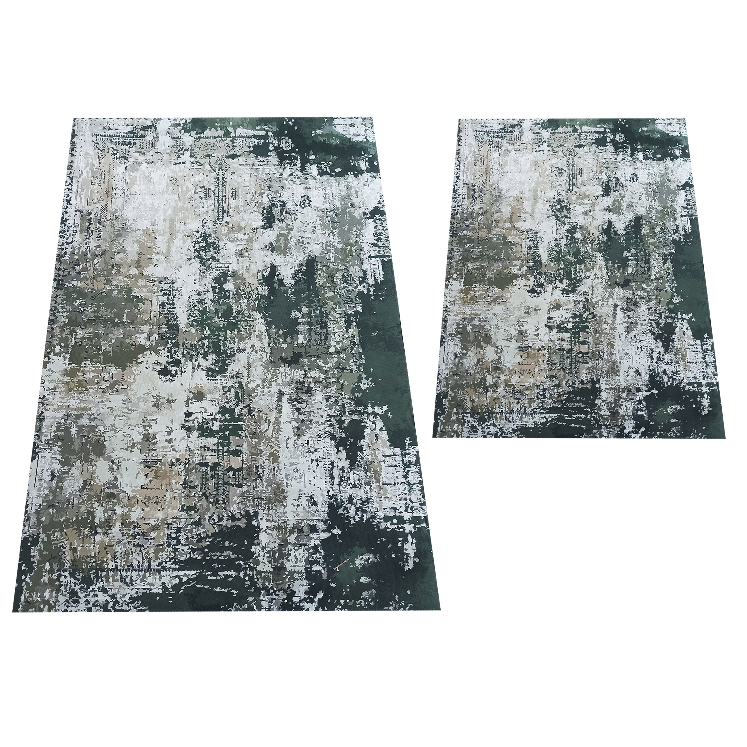 Komplet Dywaników Antypoślizgowych Horeca New 123 - Zielony