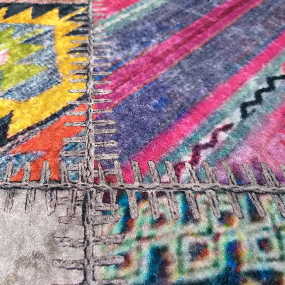 Dywan Nowoczesny Wielokolorowy Safir 500 - Patchwork Dywan Nowoczesny Wielokolorowy Safir 500 - Patchwork