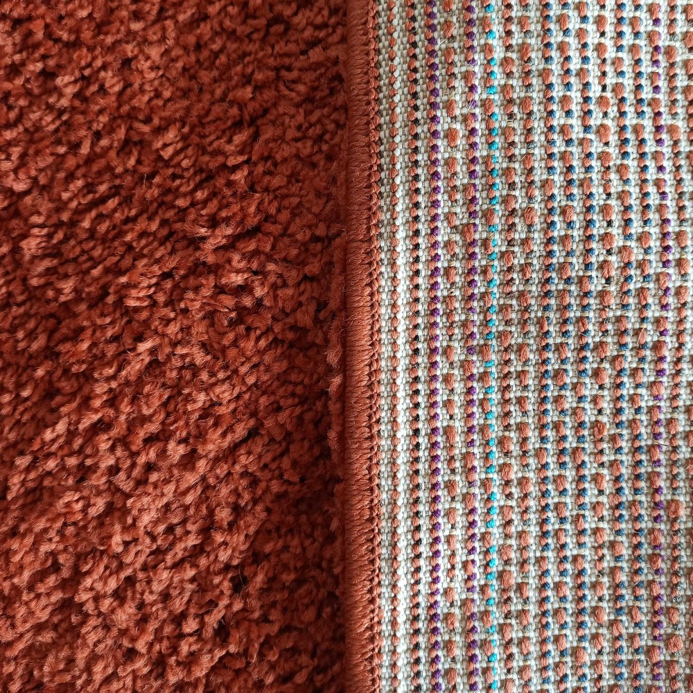 Dywan Nowoczesny Shaggy Long 01 - Pomarańczowy Dywan Nowoczesny Shaggy Long 01 - Pomarańczowy