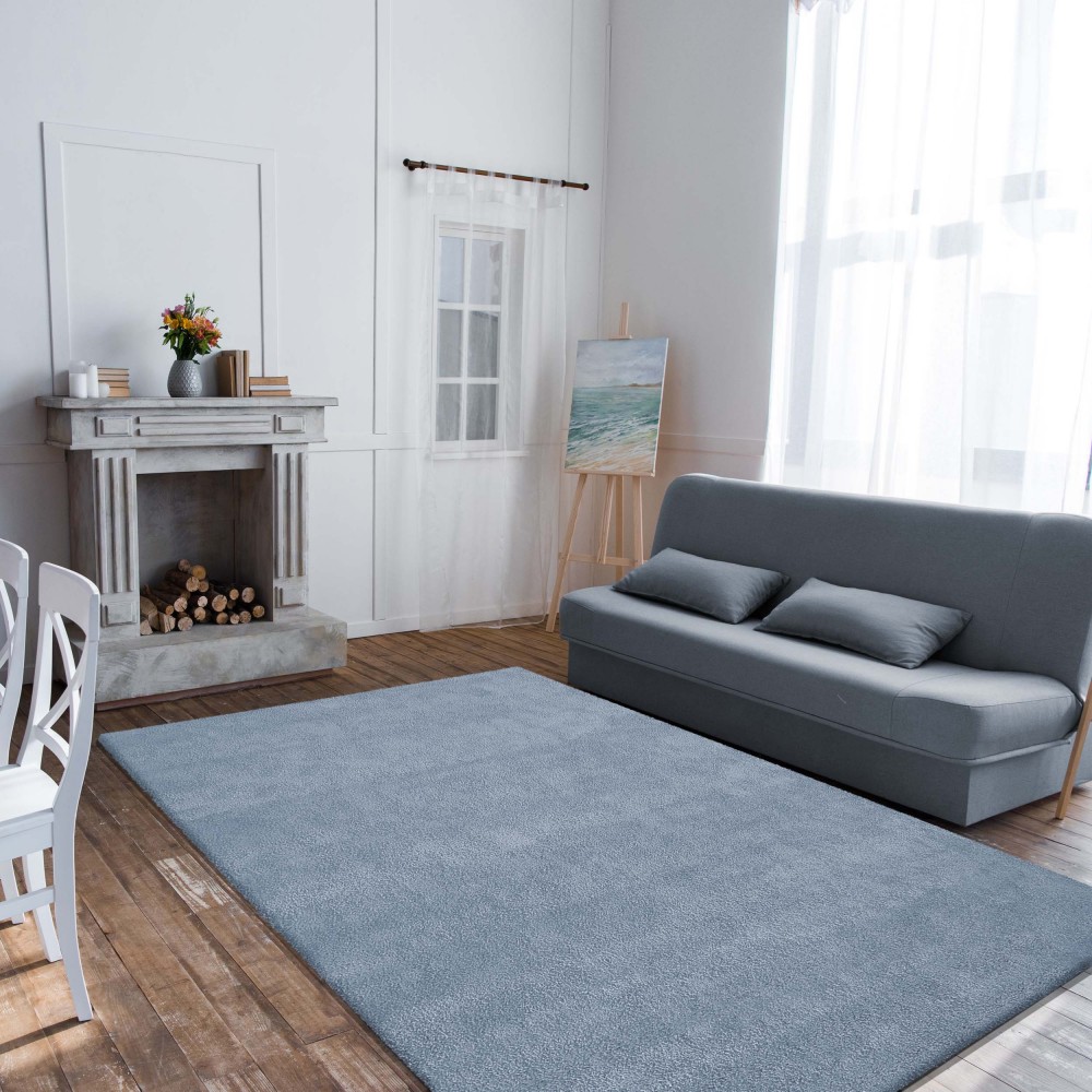 Dywan Nowoczesny Shaggy Cosy Balta 01 - Do Łączenia - Niebieski