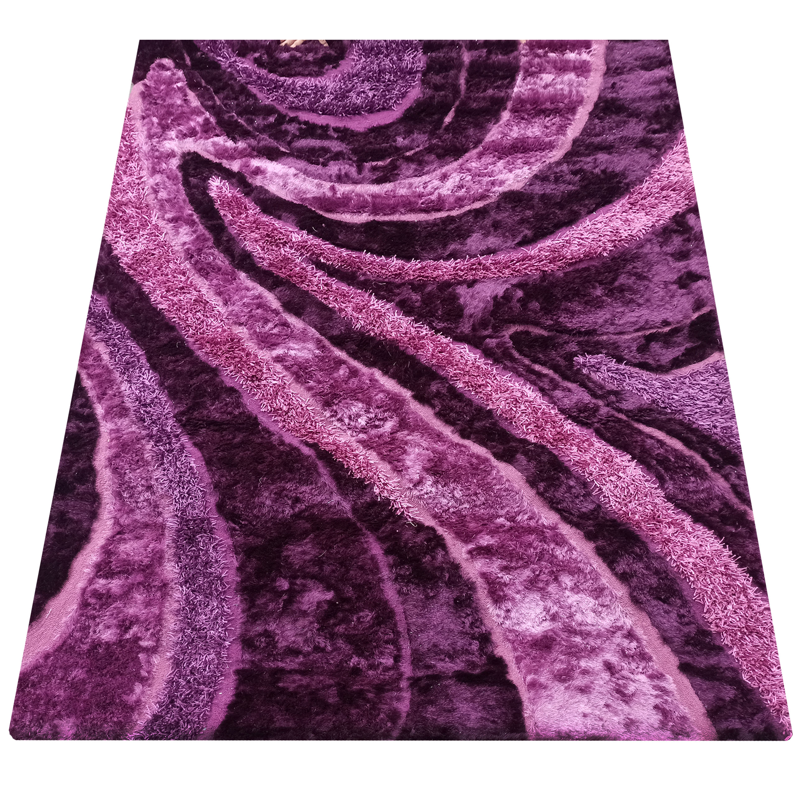 Dywan Nowoczesny Ovo Typu Shaggy 08053 Fioletowy Dywan Nowoczesny Ovo Typu Shaggy 08053 Fioletowy