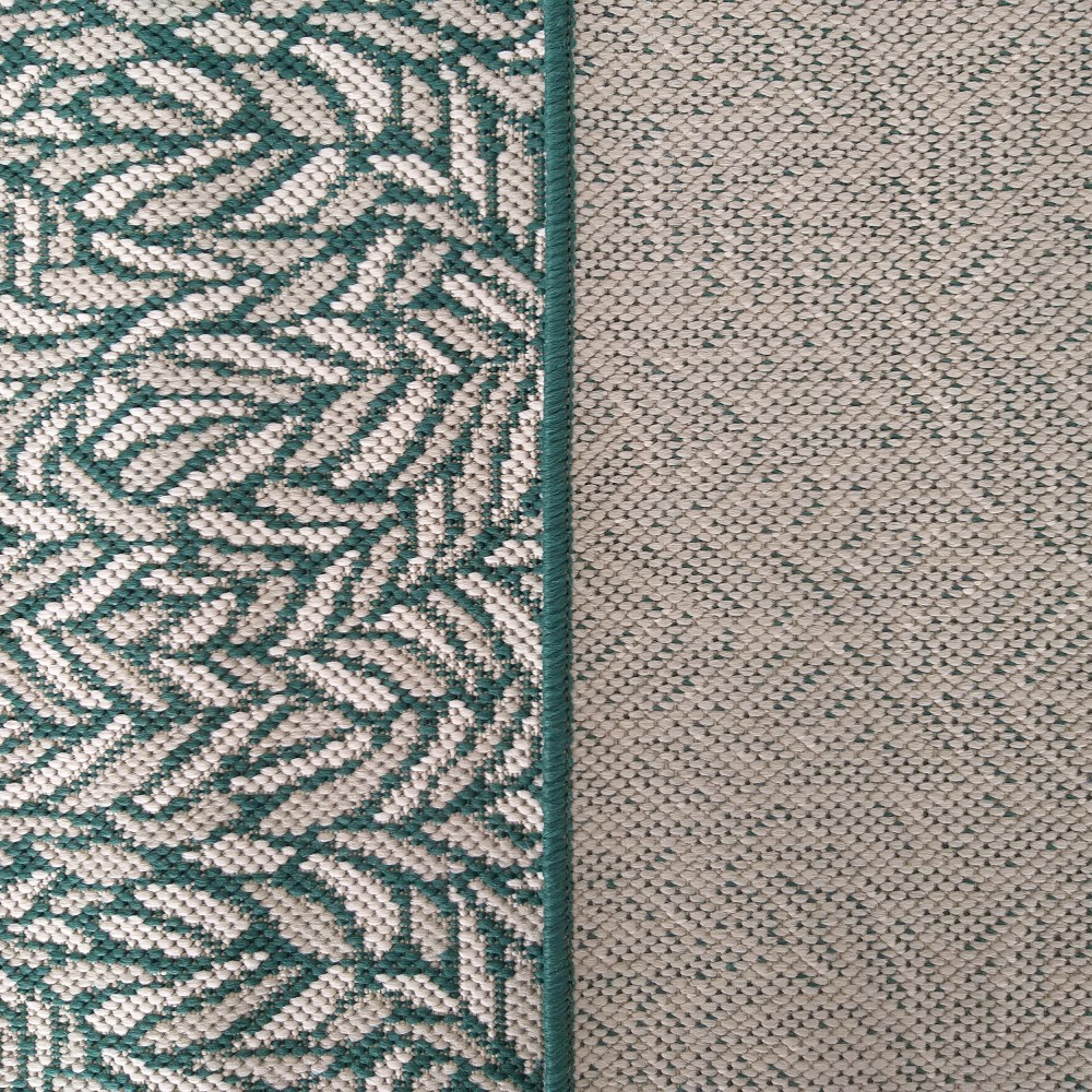 Dywan Nowoczesny Sznurkowy OUTDOOR Arte 04 - Beżowy - Zielony